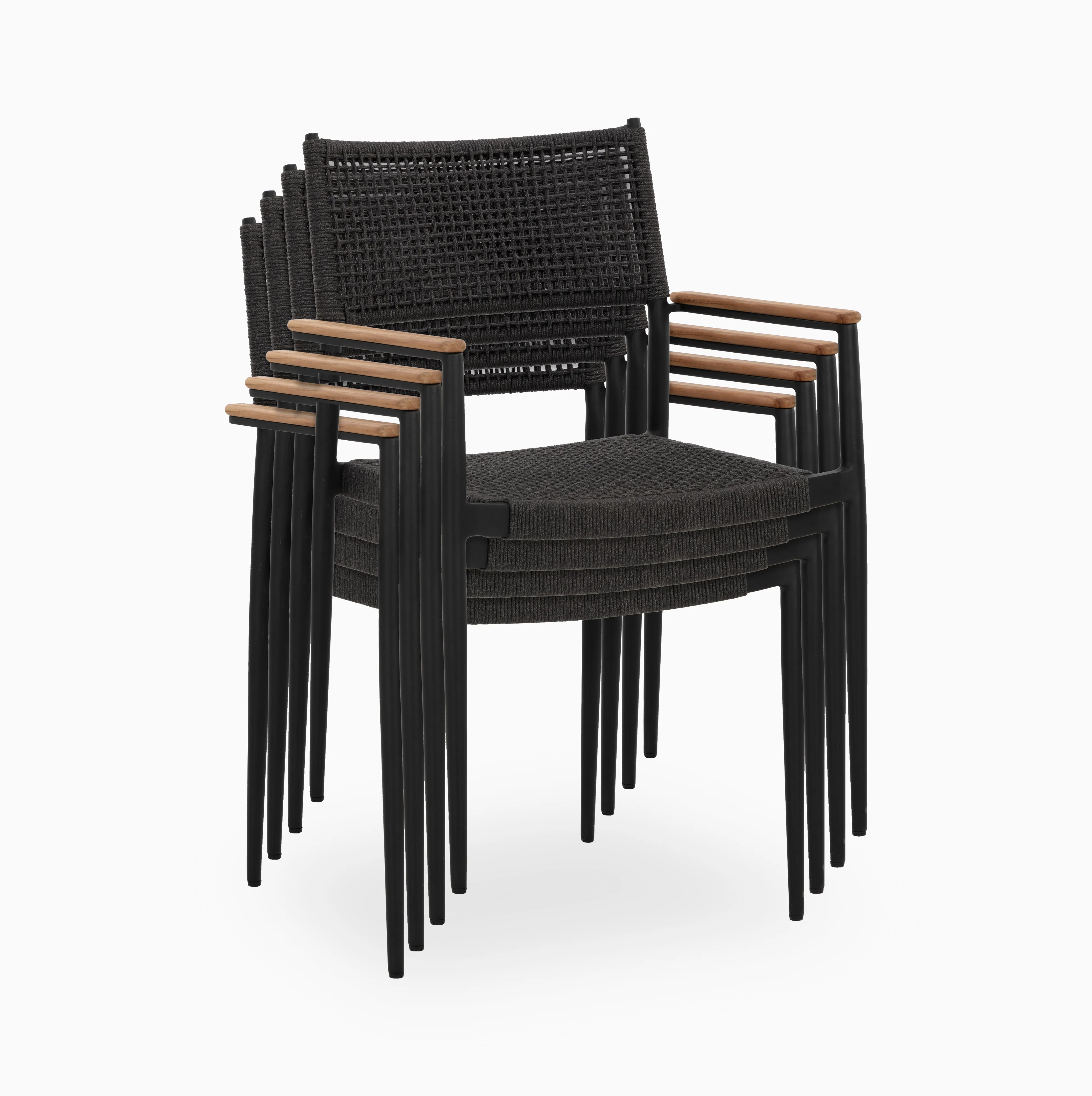 Tavian Outdoor Dining Chair in Grey - Image 5