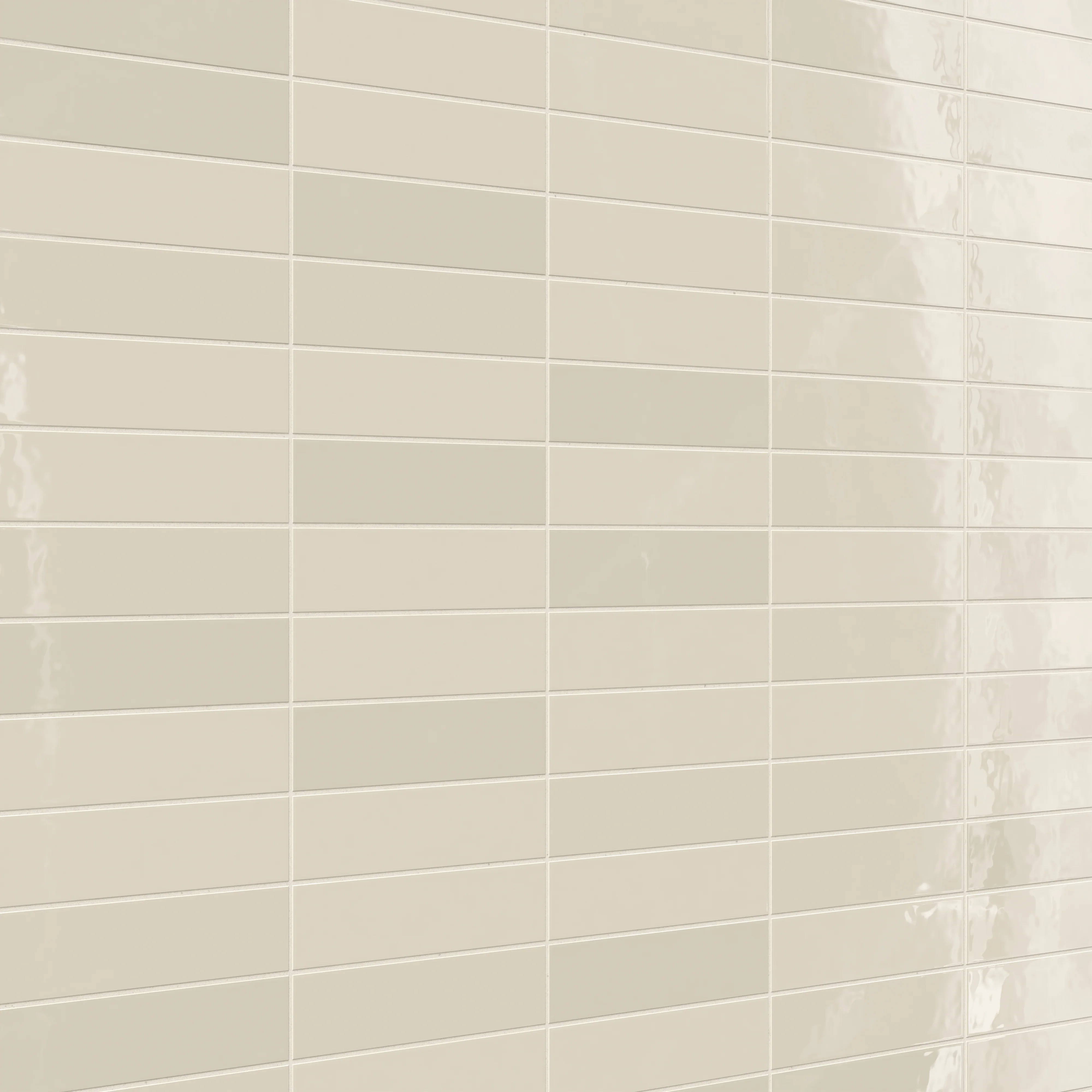 Teagan 3 x 12 Glossy Ceramic Tile in Cream - Image 5