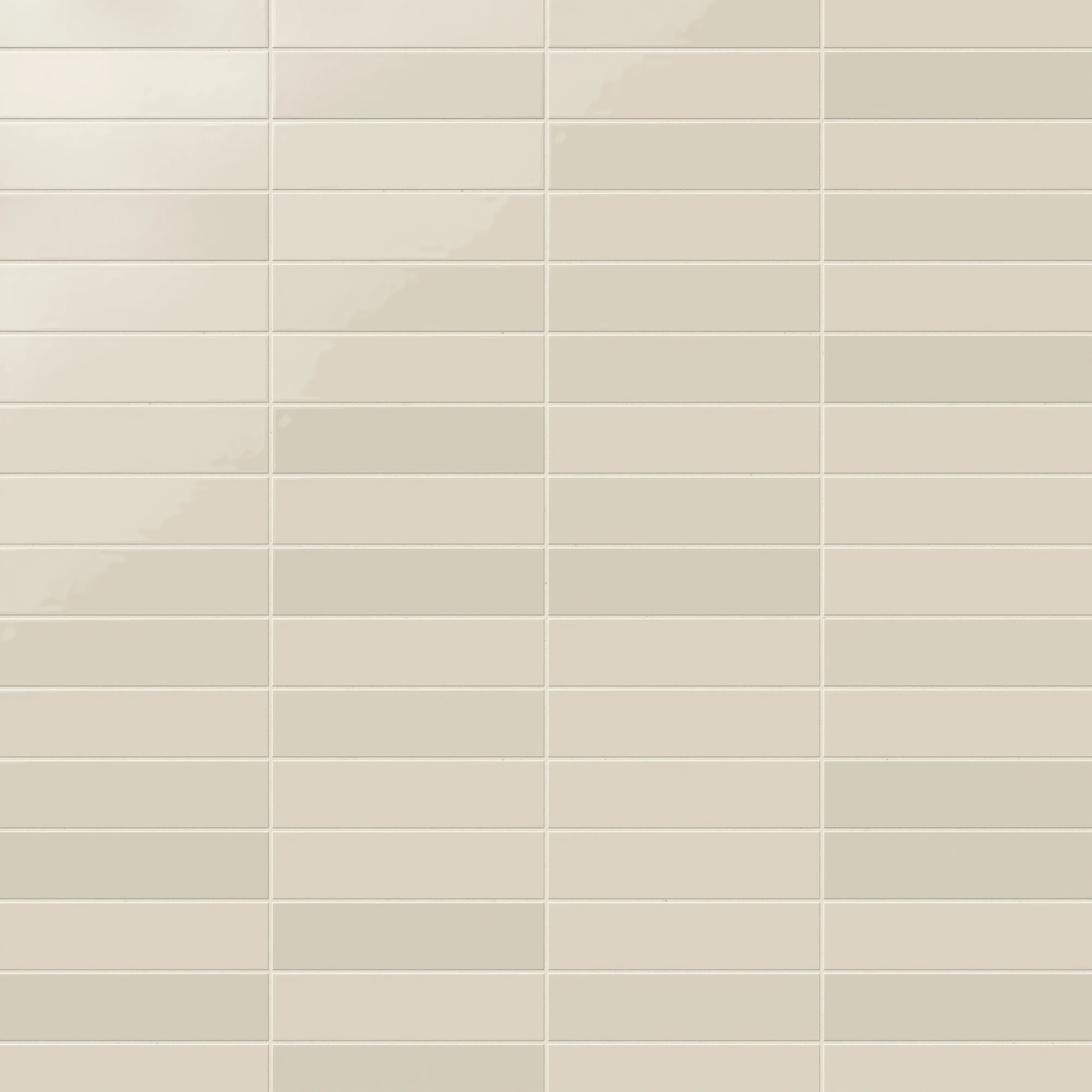 Teagan 3 x 12 Glossy Ceramic Tile in Cream - Image 6