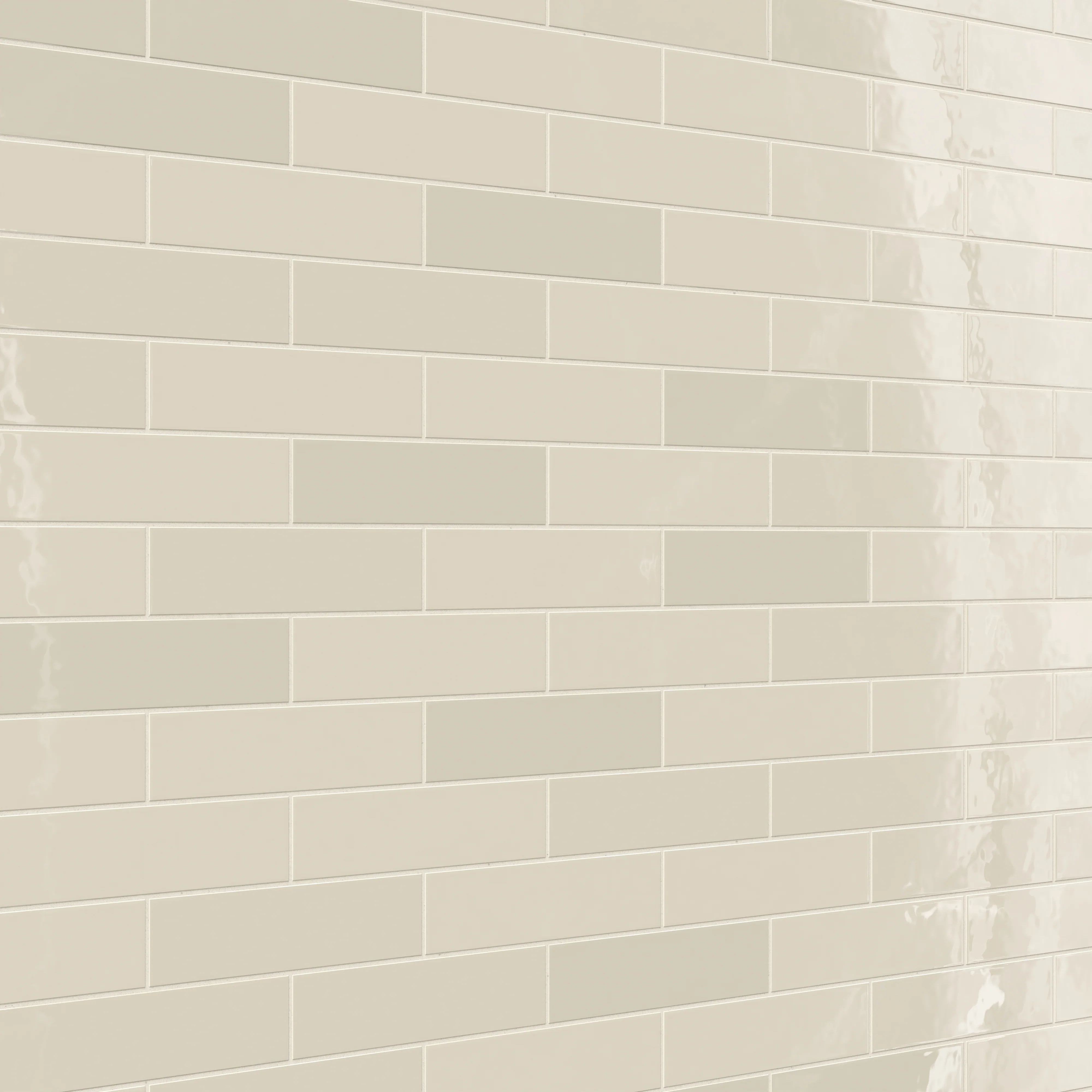 Teagan 3 x 12 Glossy Ceramic Tile in Cream - Image 8