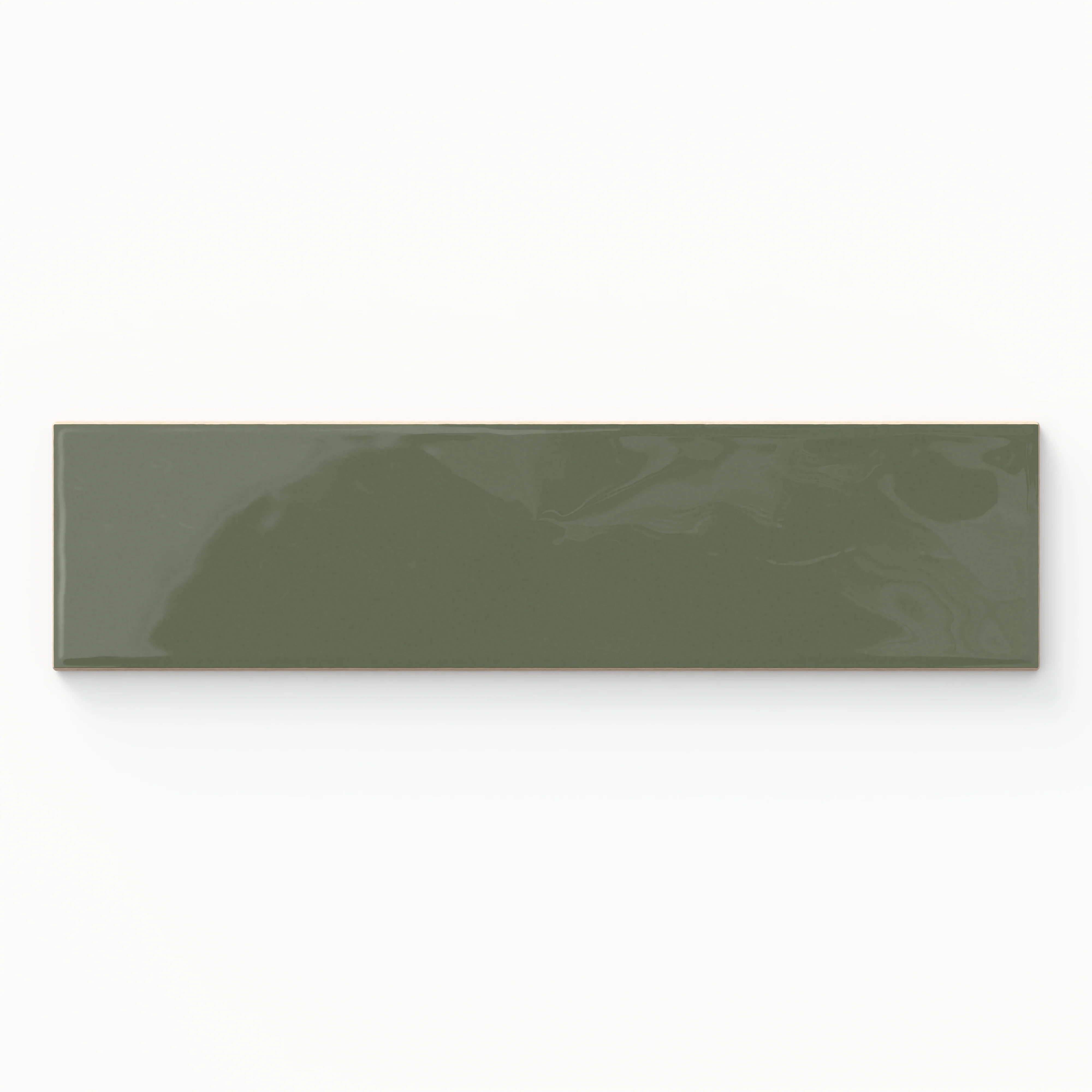 Teagan 3 x 6 Glossy in Moss Sample