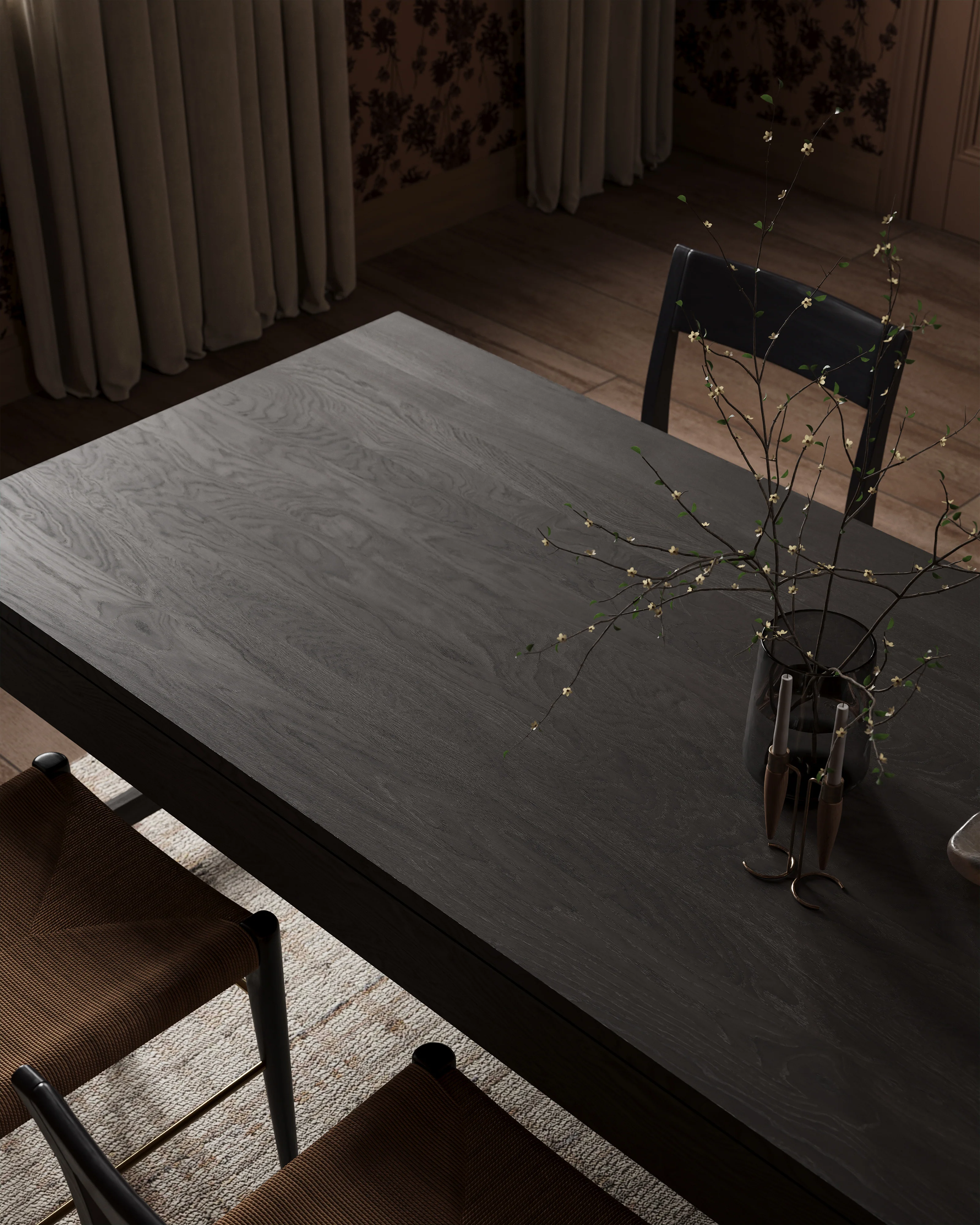 Thibault Ash Dining Table in Mocha, 96" x 36" - Image 2