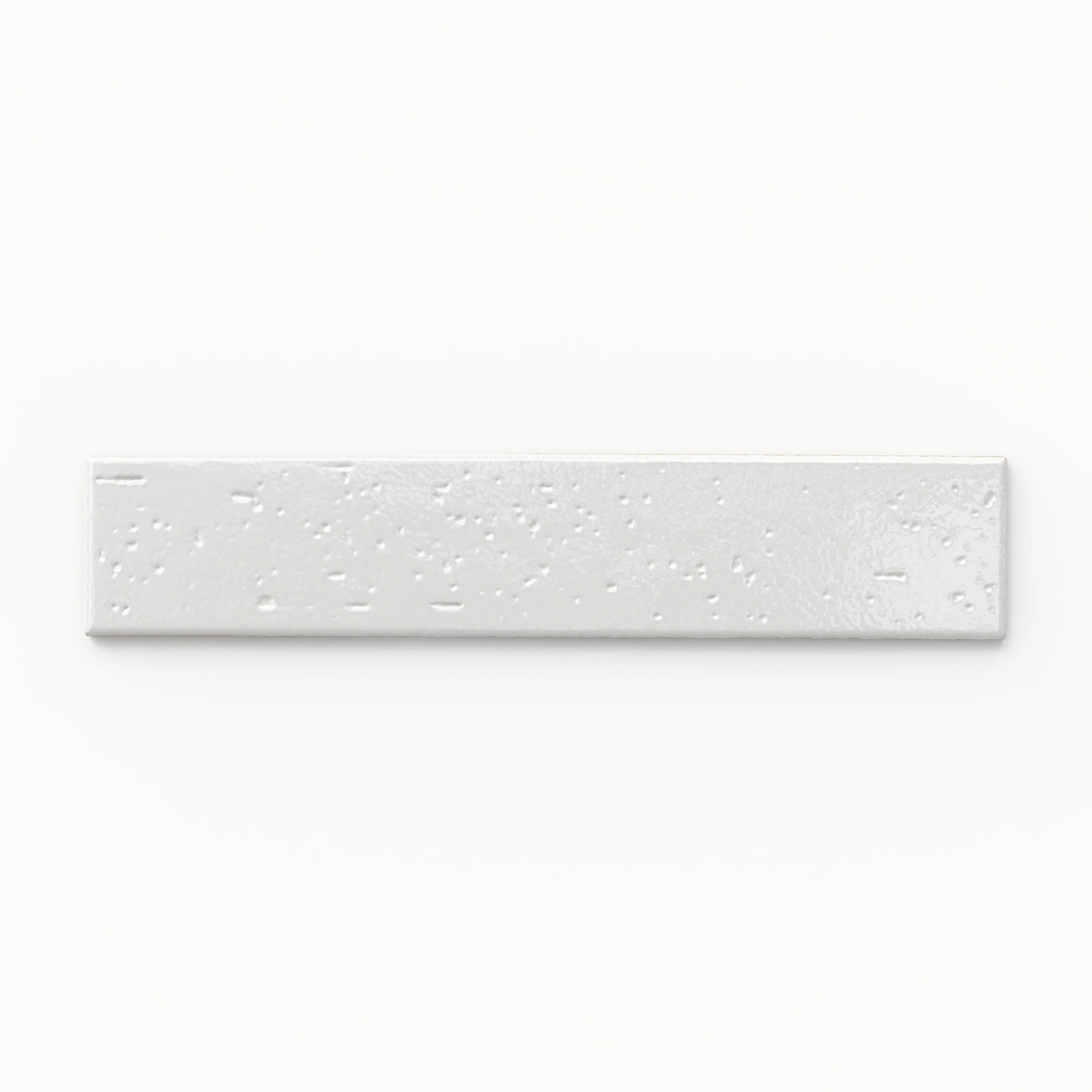Tory 2 x 10 Glossy Porcelain Tile in Bianco - Image 2
