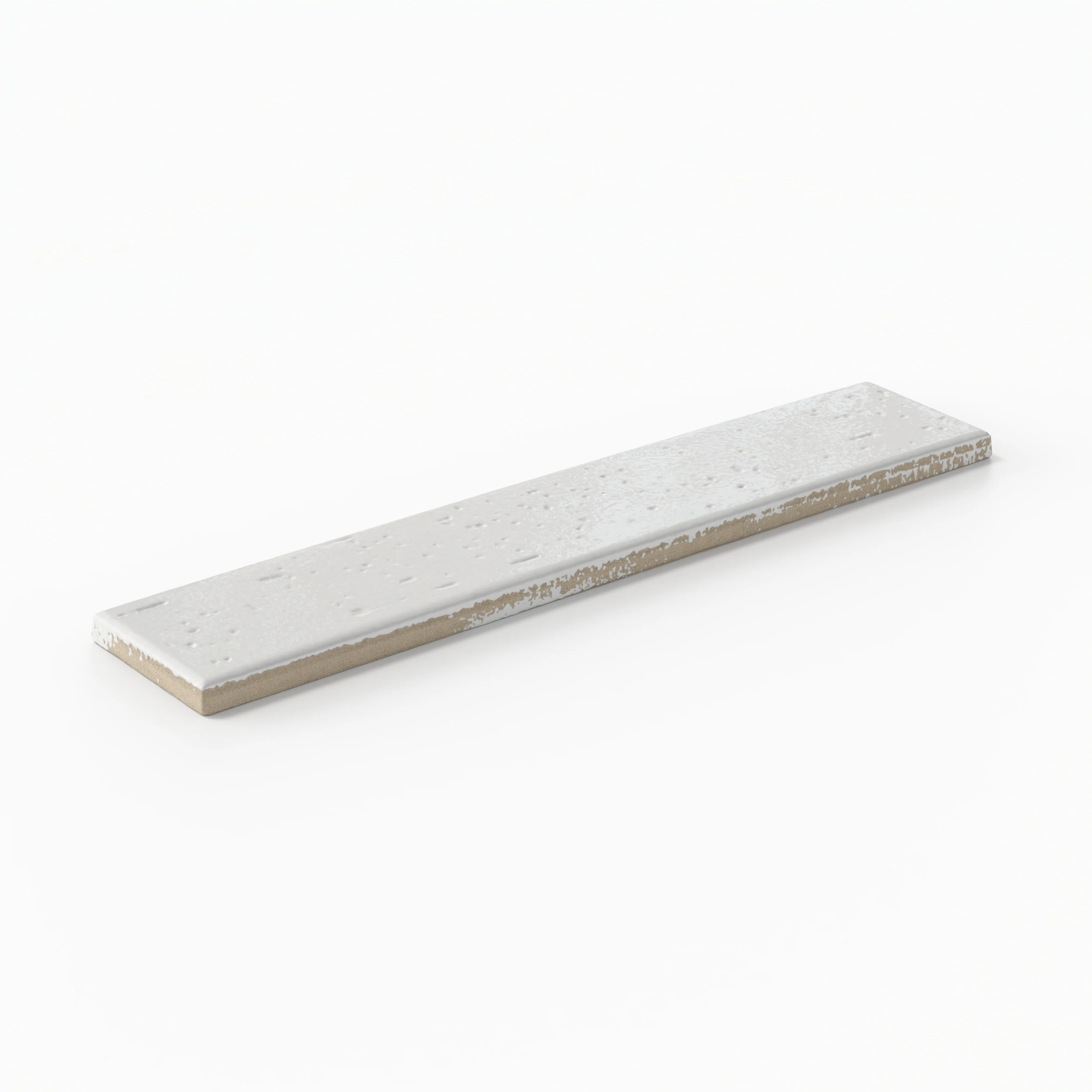 Tory 2 x 10 Glossy Porcelain Tile in Bianco - Image 3
