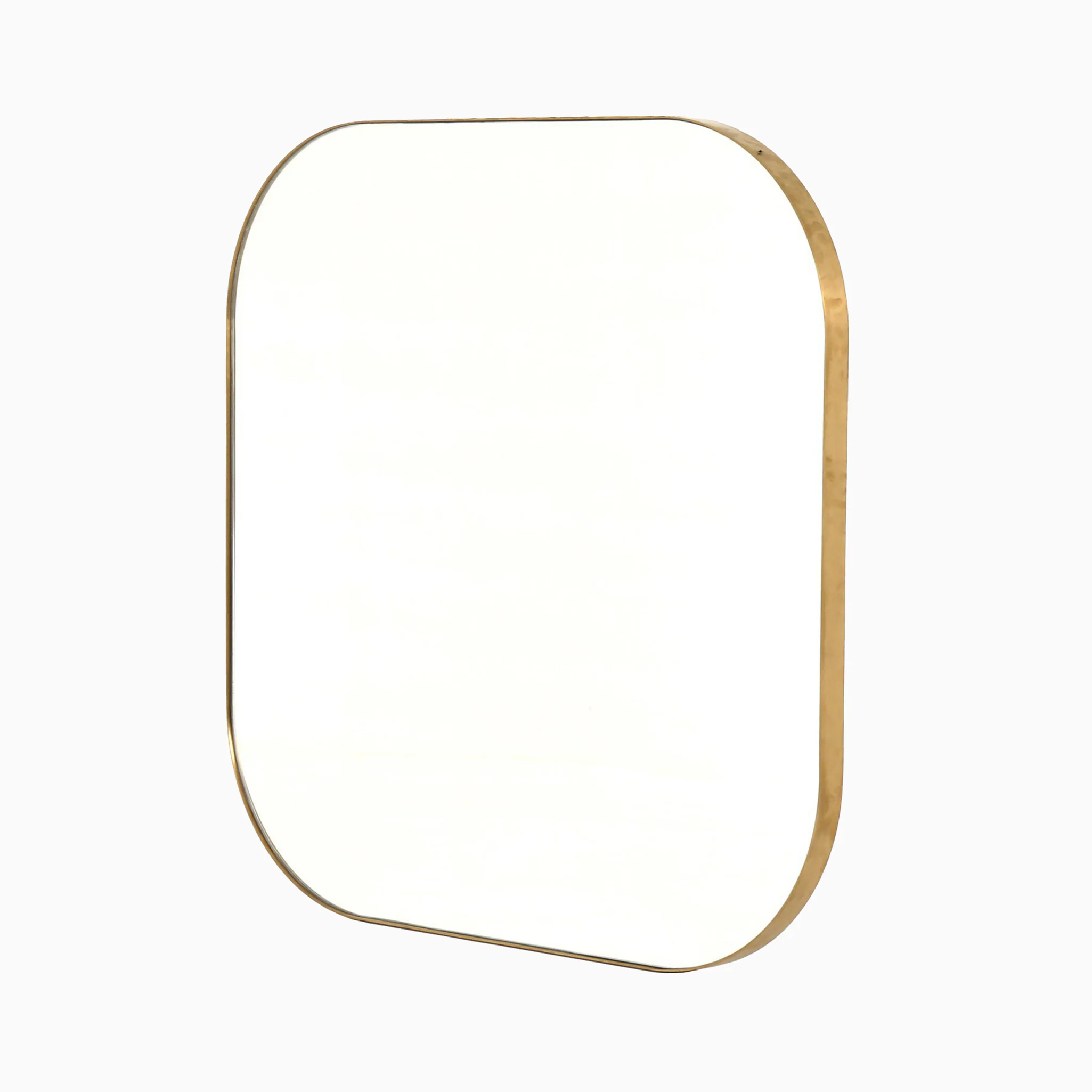 Tristan Square Mirror in Polished Brass - Image 3