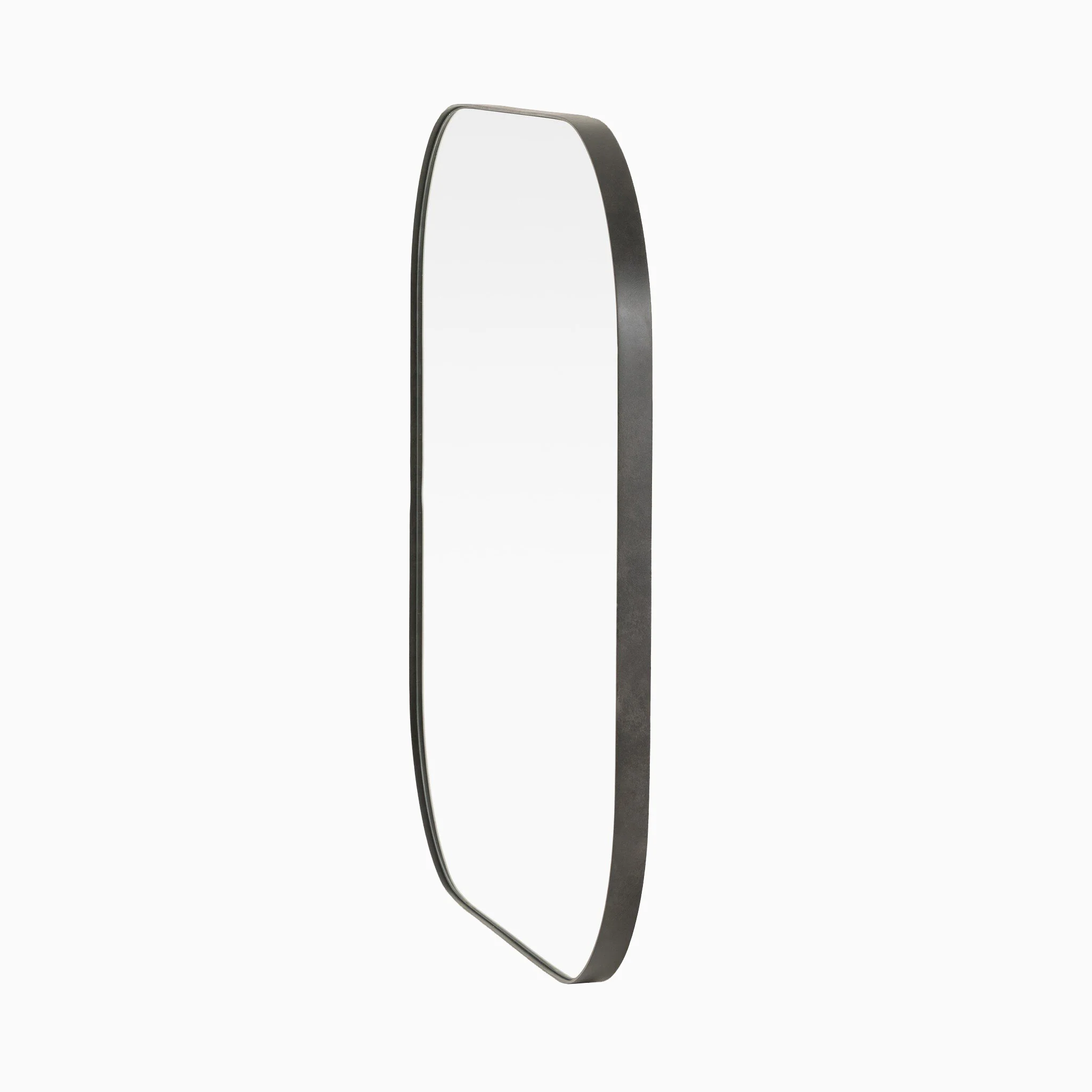 Tristan Square Mirror in Rustic Black - Image 4