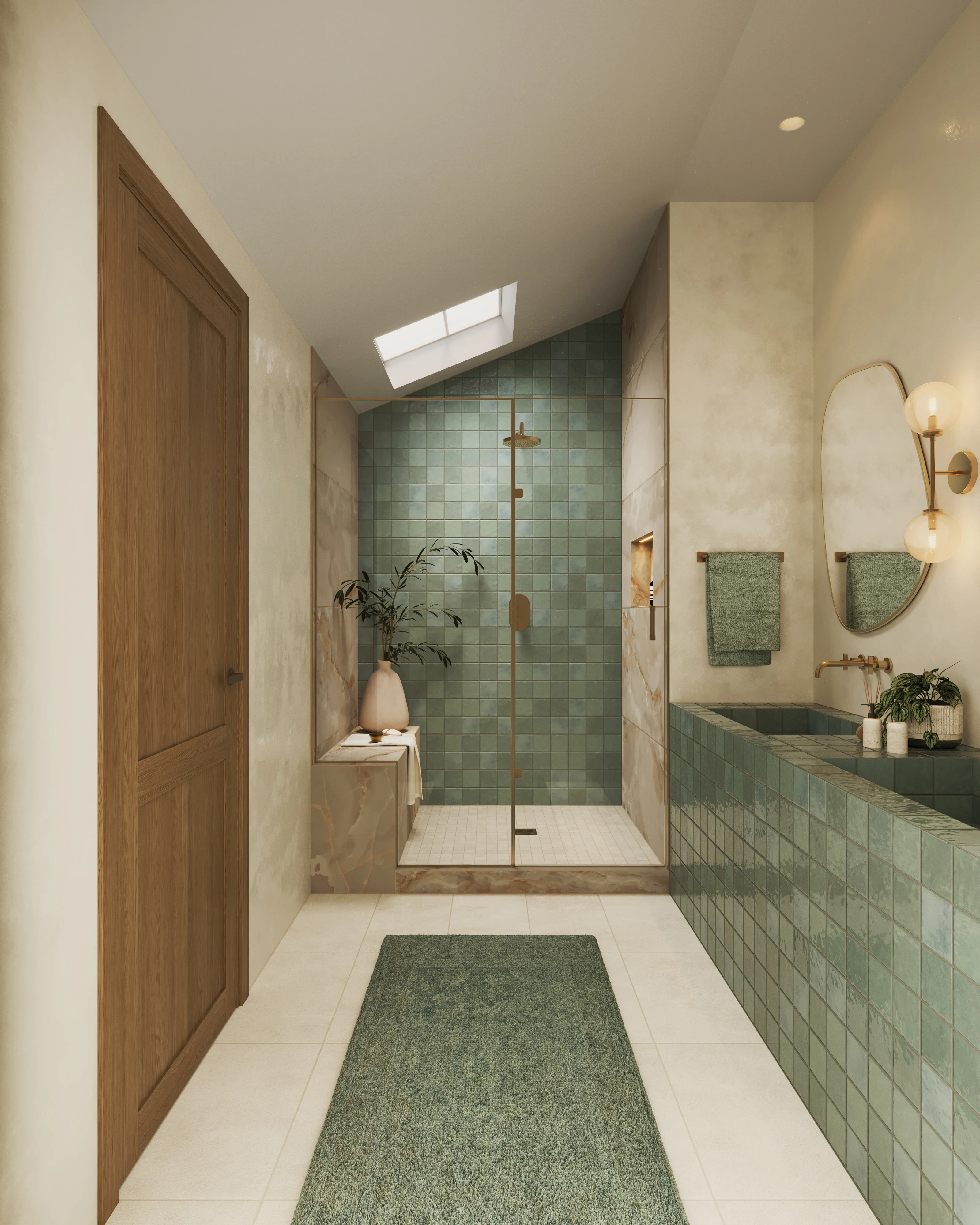 Vesper 12 x 24 Matte Porcelain Tile in Beige - Image 6