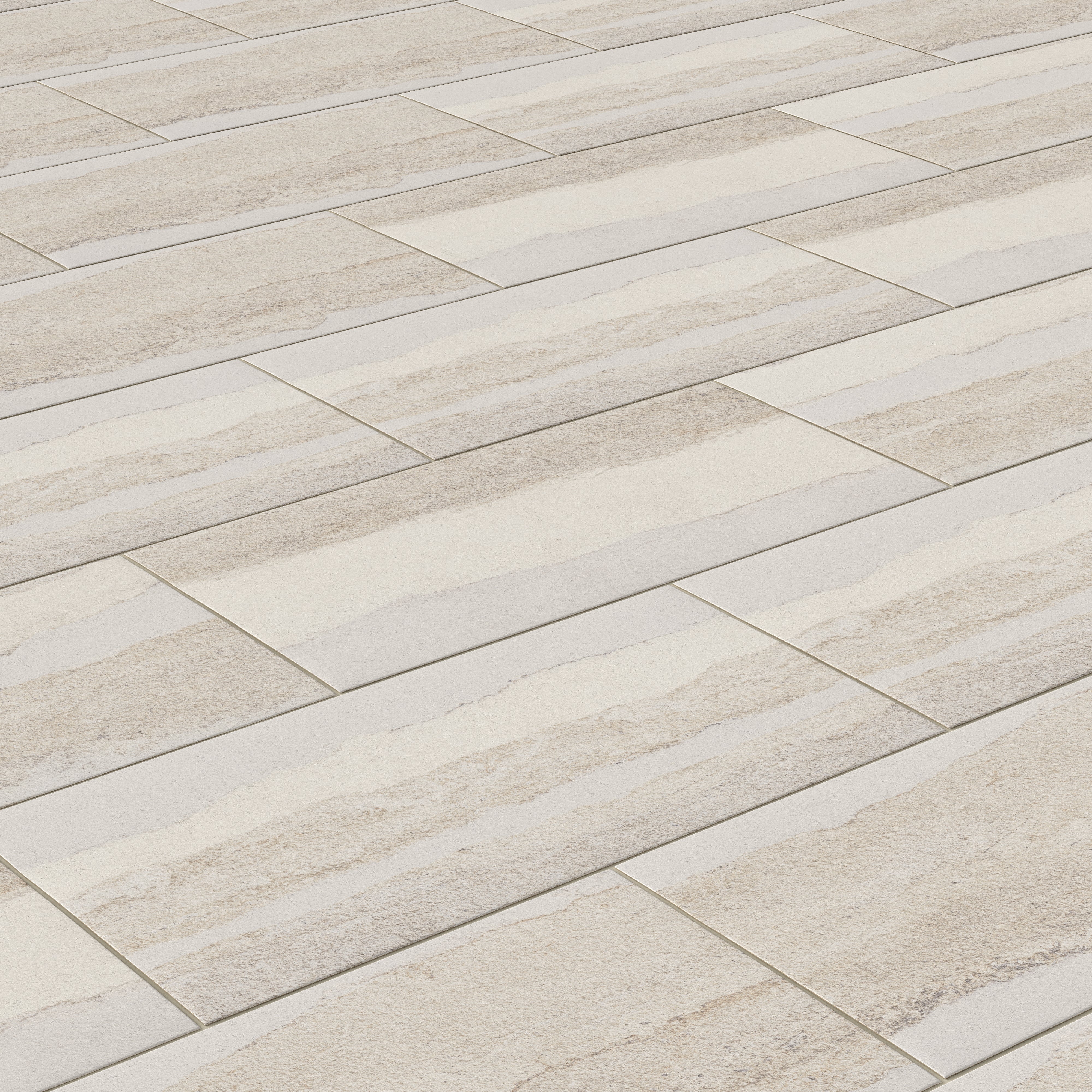 Vesper 12 x 24 Matte Porcelain Tile in Layered Warm - Image 4