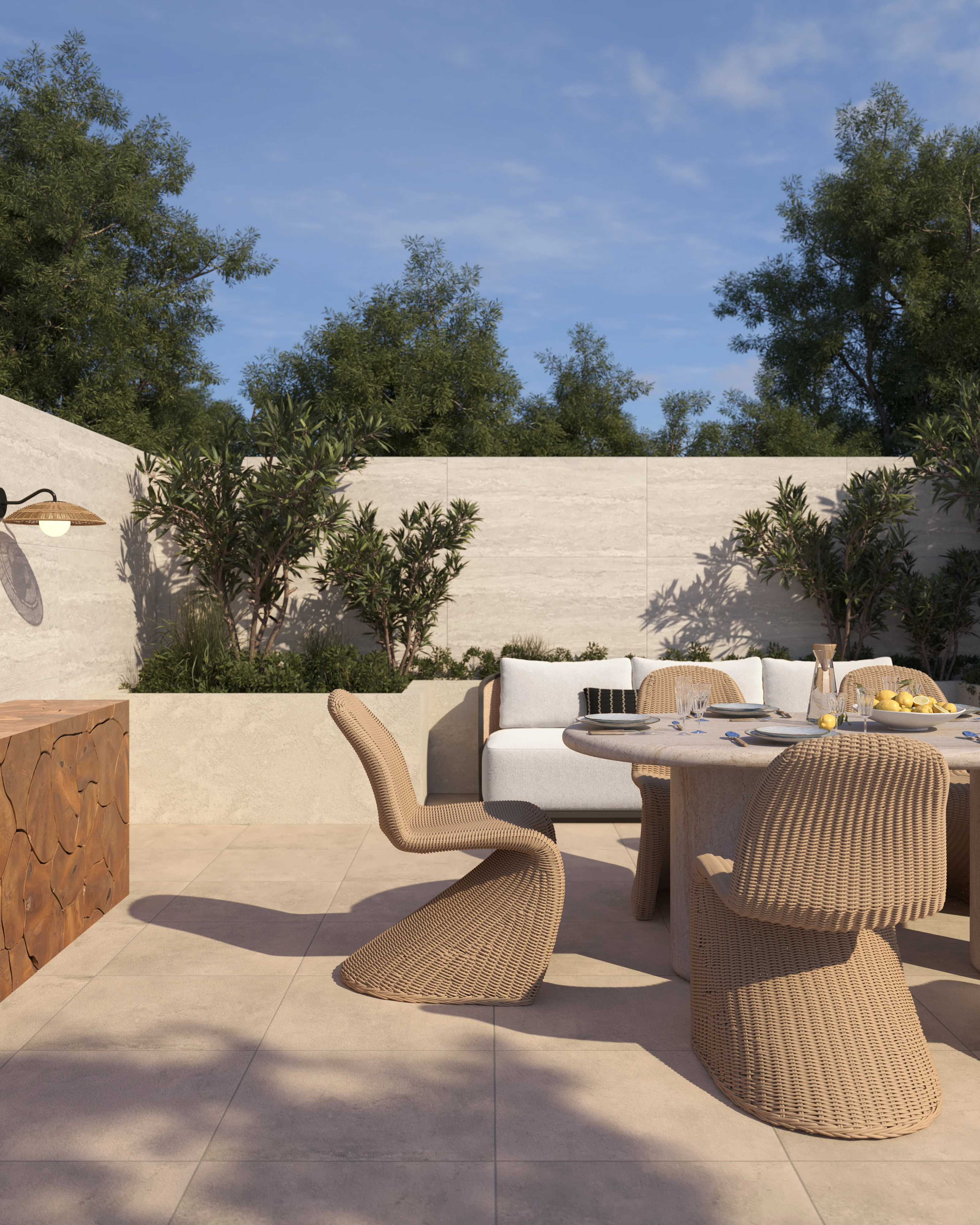 Vesper 24 x 24 Grip Porcelain 2cm Paver Tile in Warm - Image 8