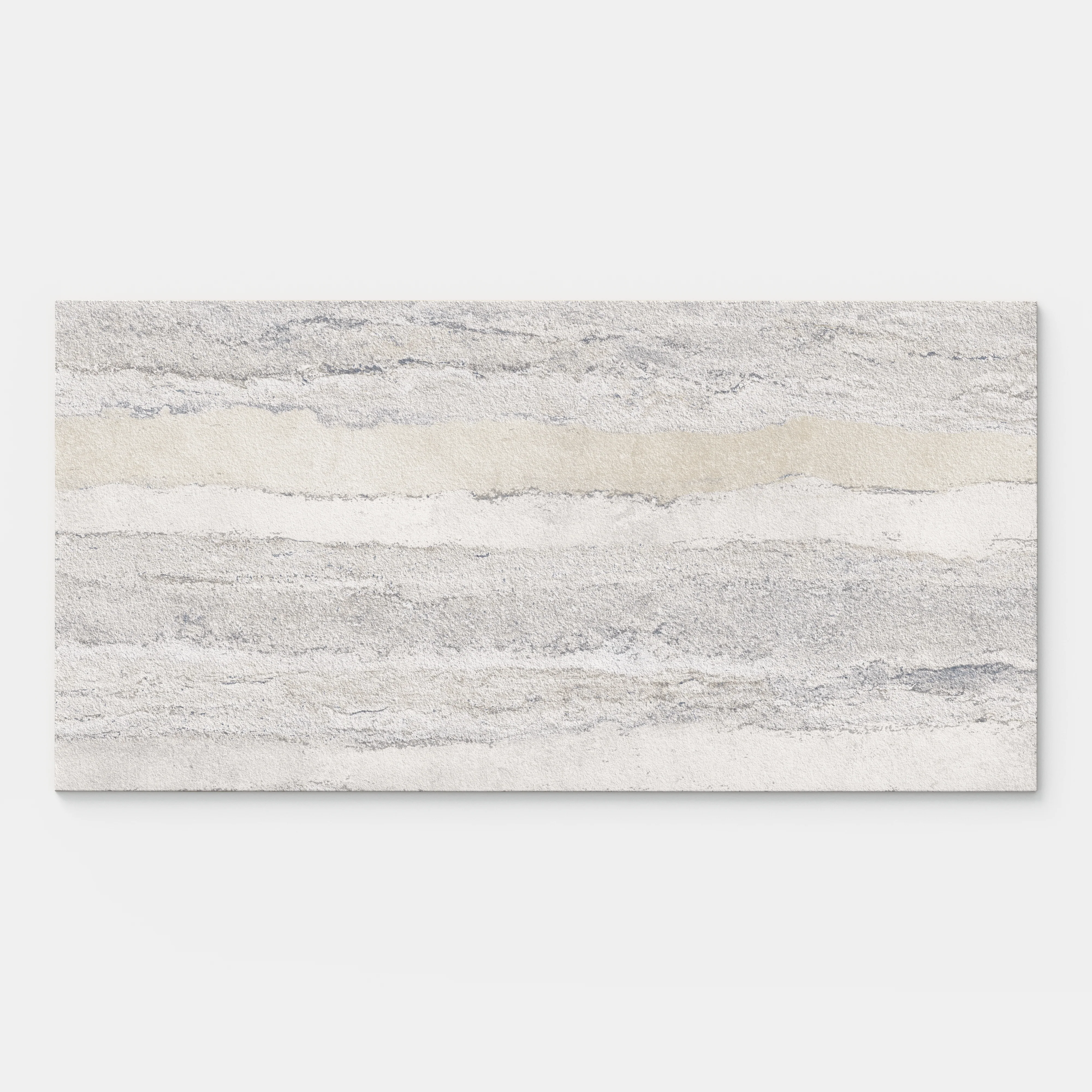 Vesper 24 x 48 Matte Porcelain Tile in Layered Grey - Image 2