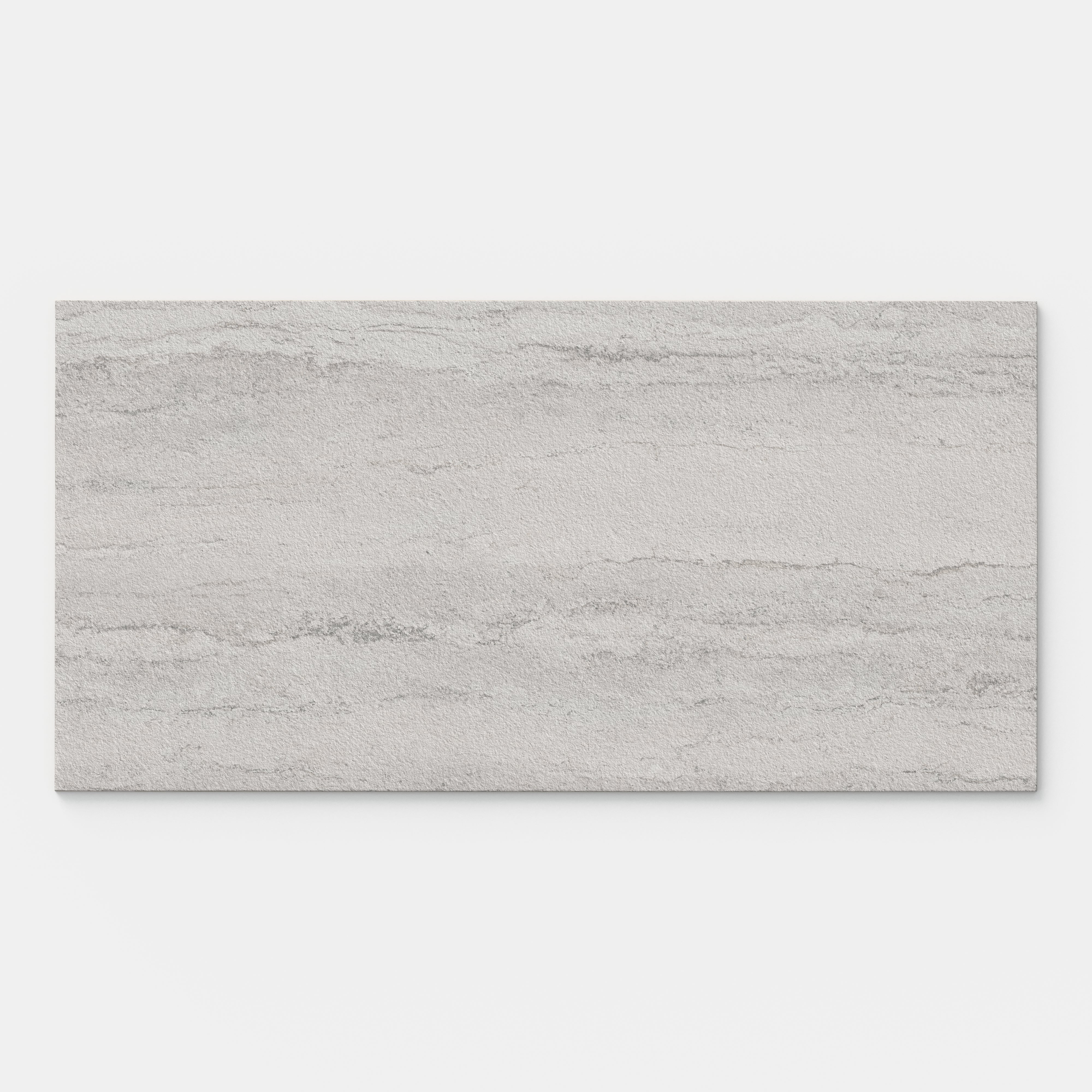 Vesper 24 x 48 Matte Porcelain Tile in Strata Grey - Image 2