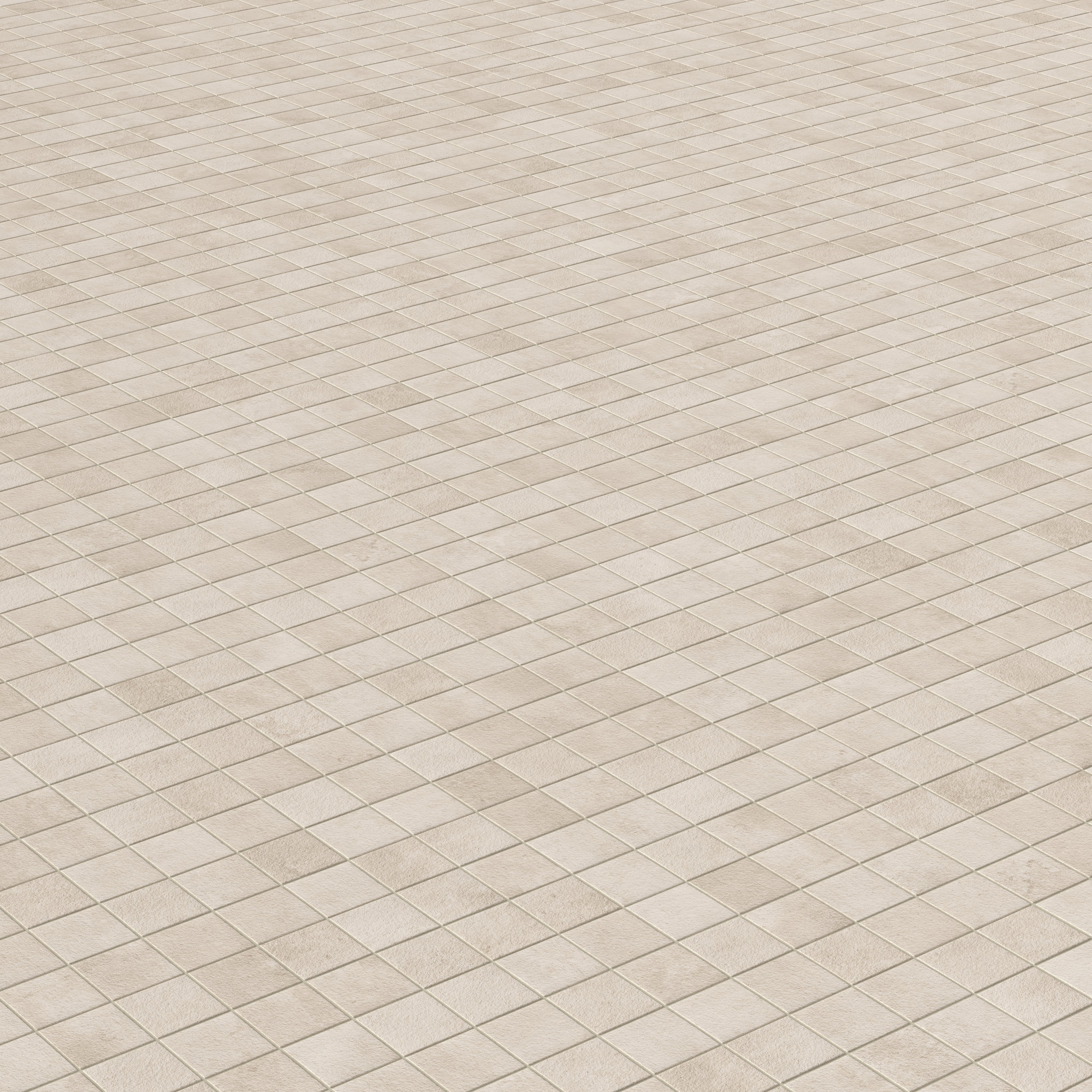Vesper 2 x 2 Matte Porcelain Mosaic Tile in Warm - Image 4