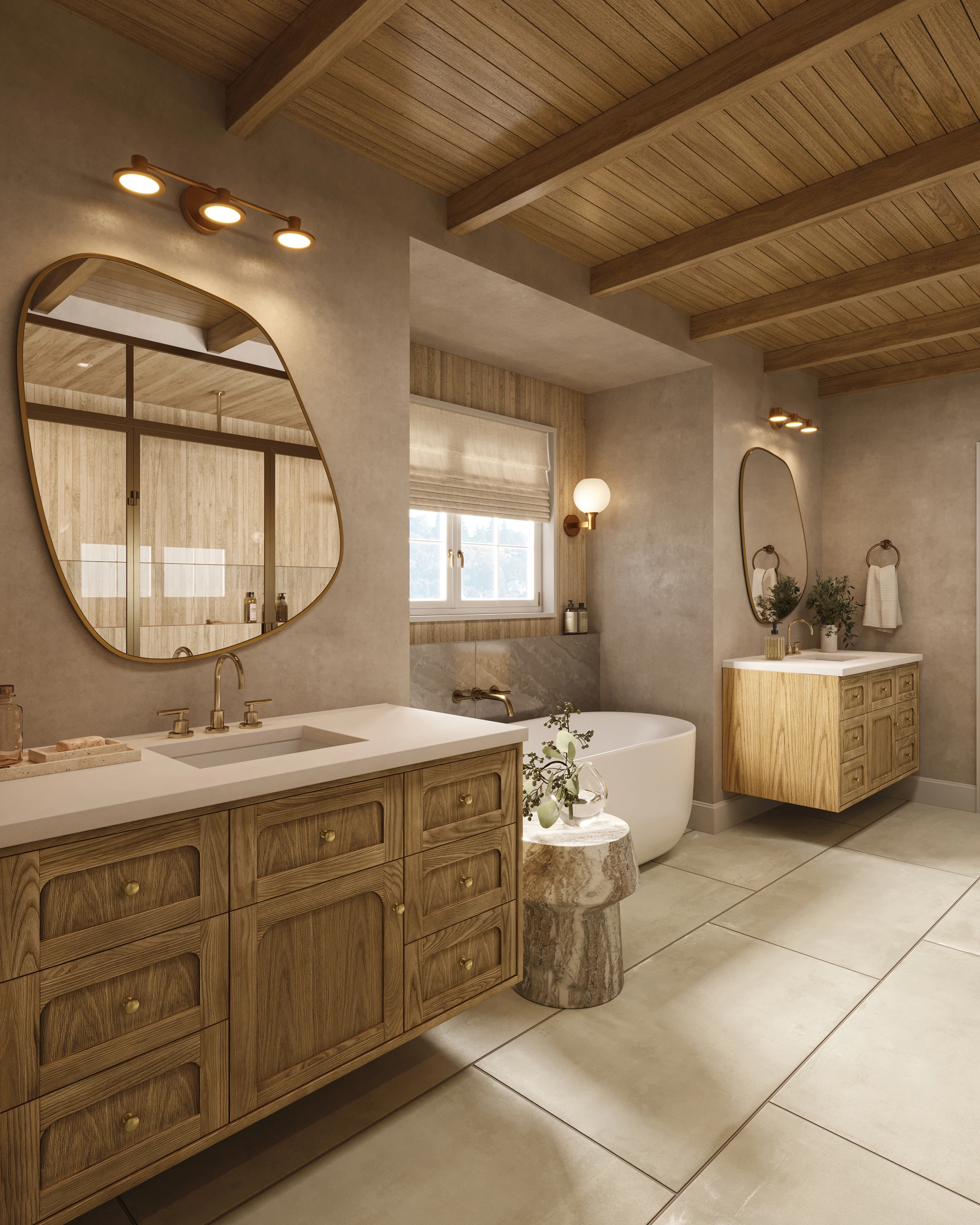 Wanda 8" 1 Light Wall/Vanity Light in Aged Gold/Opal Matte Glass - Image 3