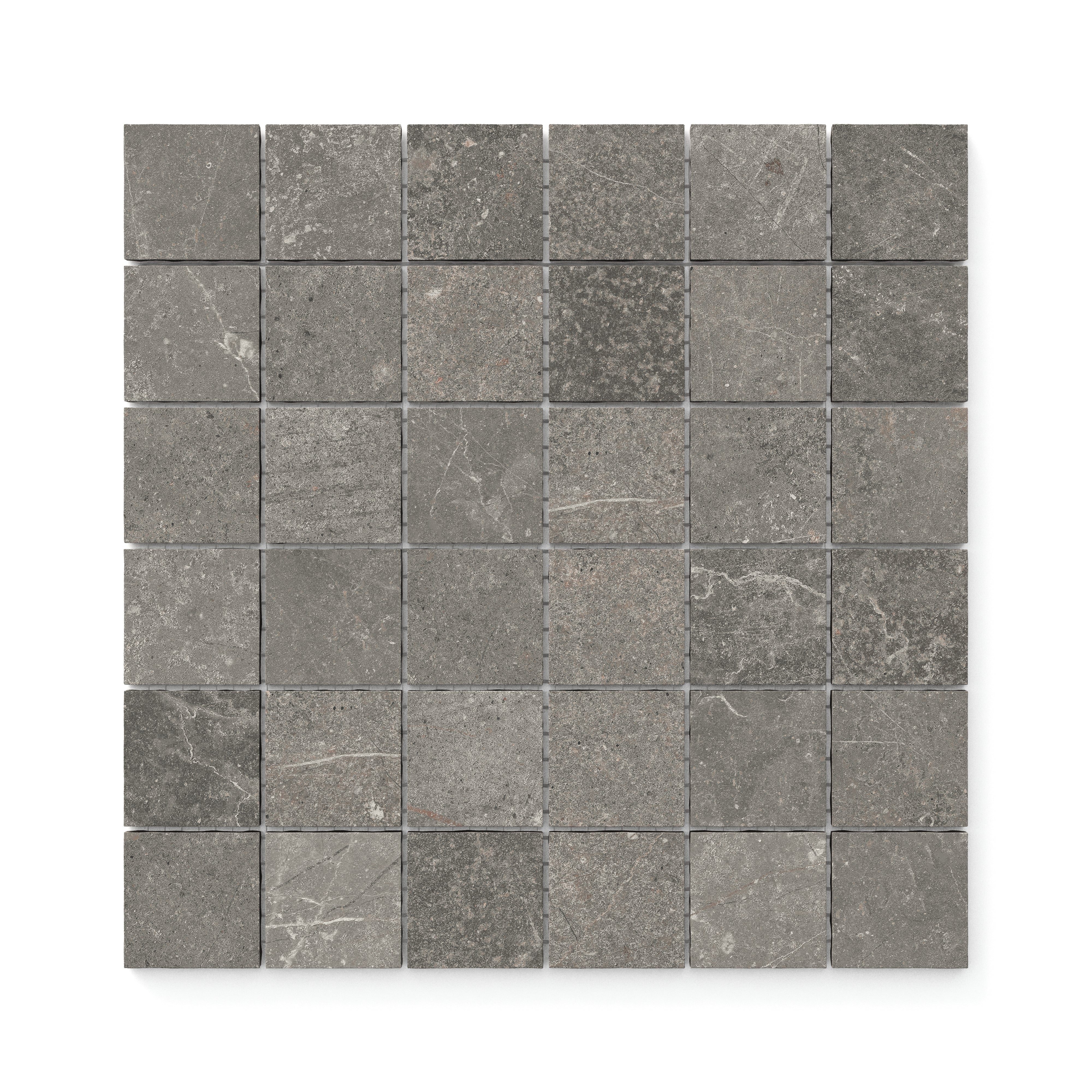 Wesley 2 x 2 Matte Porcelain Mosaic Tile in Charcoal