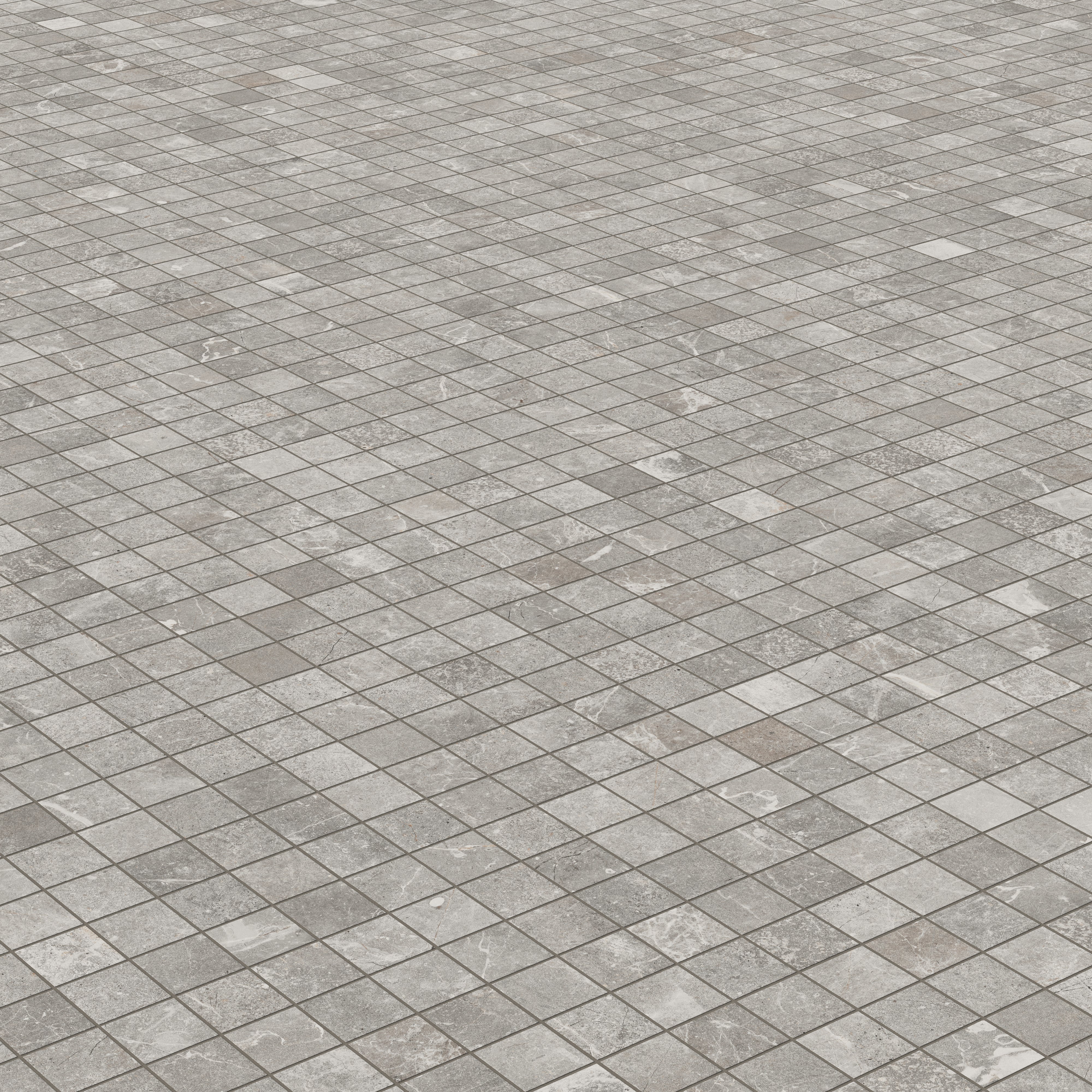 Wesley 2 x 2 Matte Porcelain Mosaic Tile in Putty - Image 3