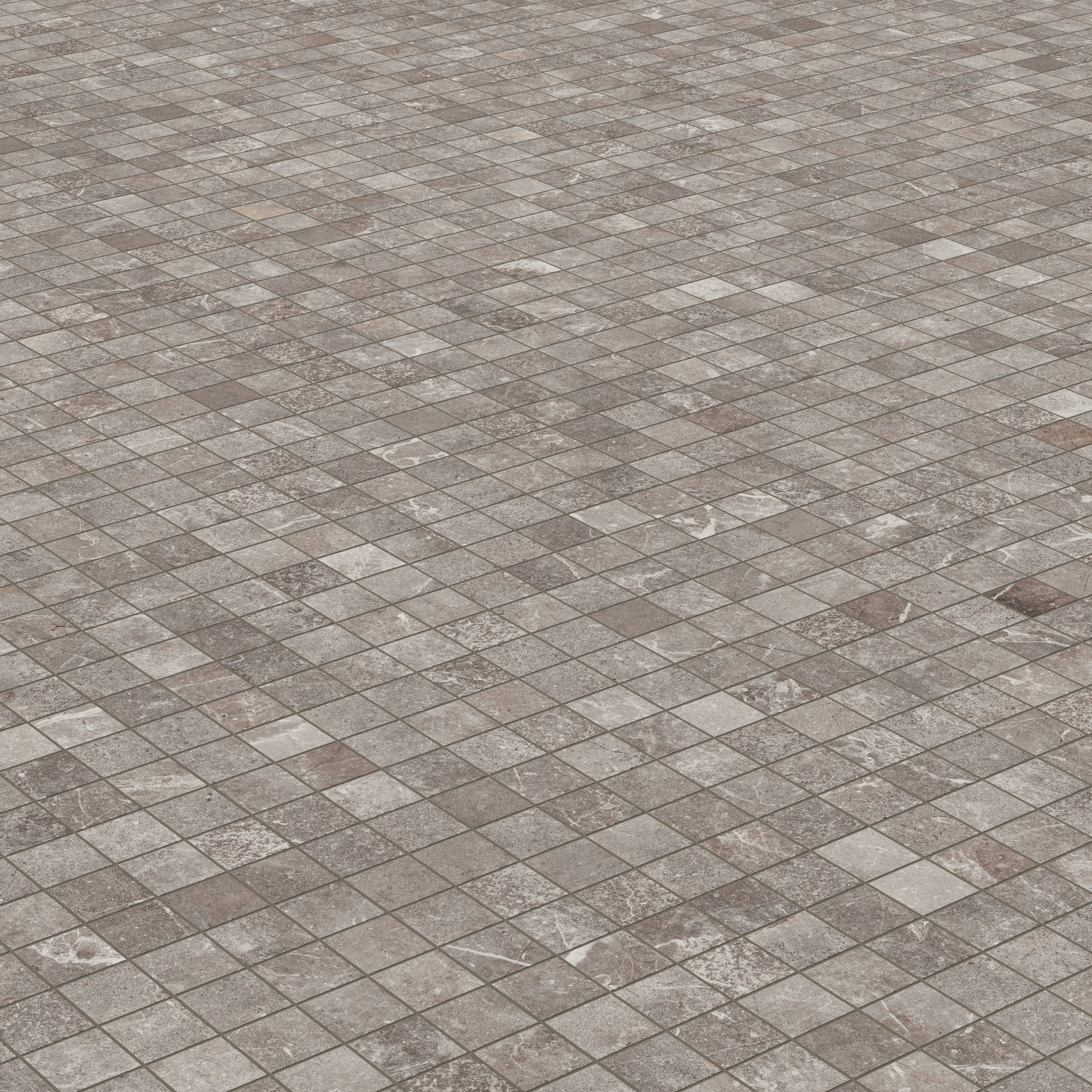 Wesley 2 x 2 Matte Porcelain Mosaic Tile in Taupe - Image 3