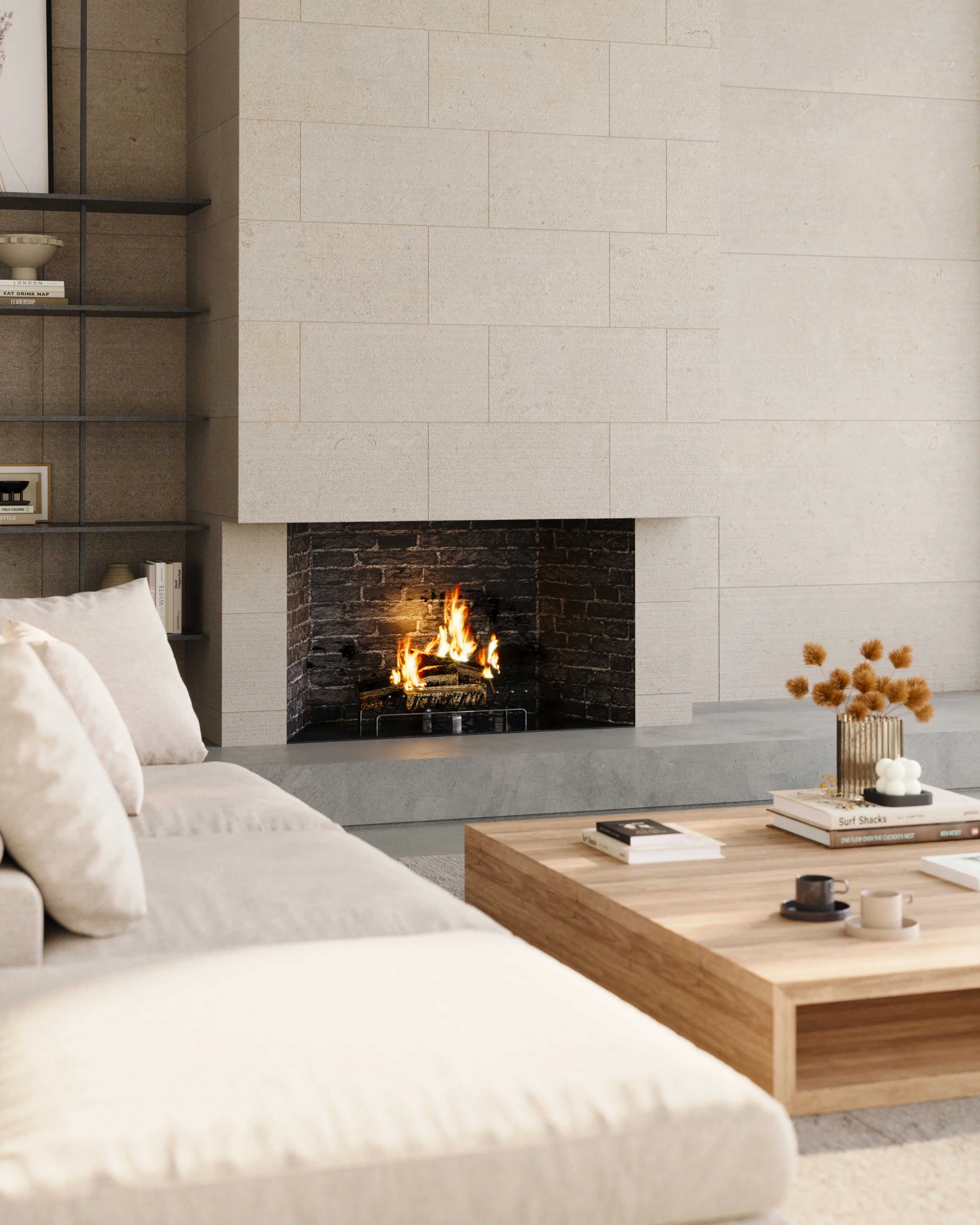 Wren 12 x 24 Chiseled Porcelain Tile in Dune - Image 11