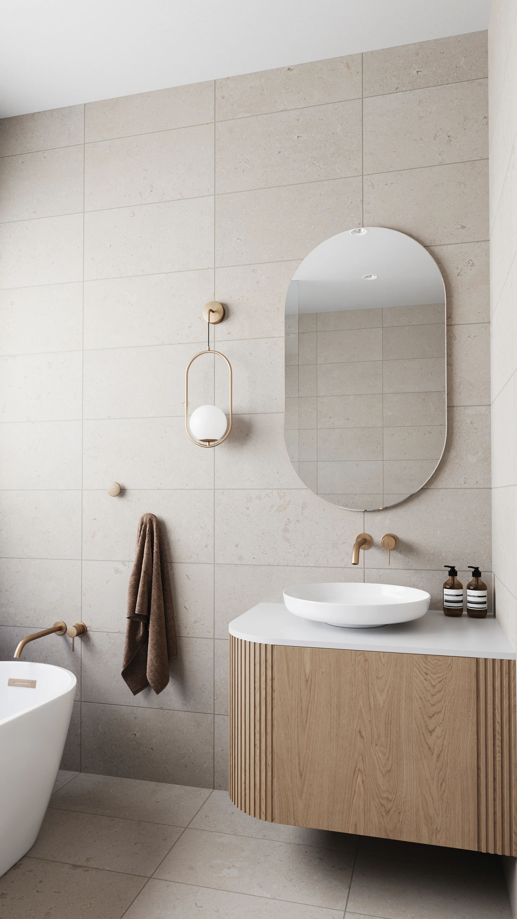 Wren 12 x 24 Matte Porcelain Tile in Dune - Image 6
