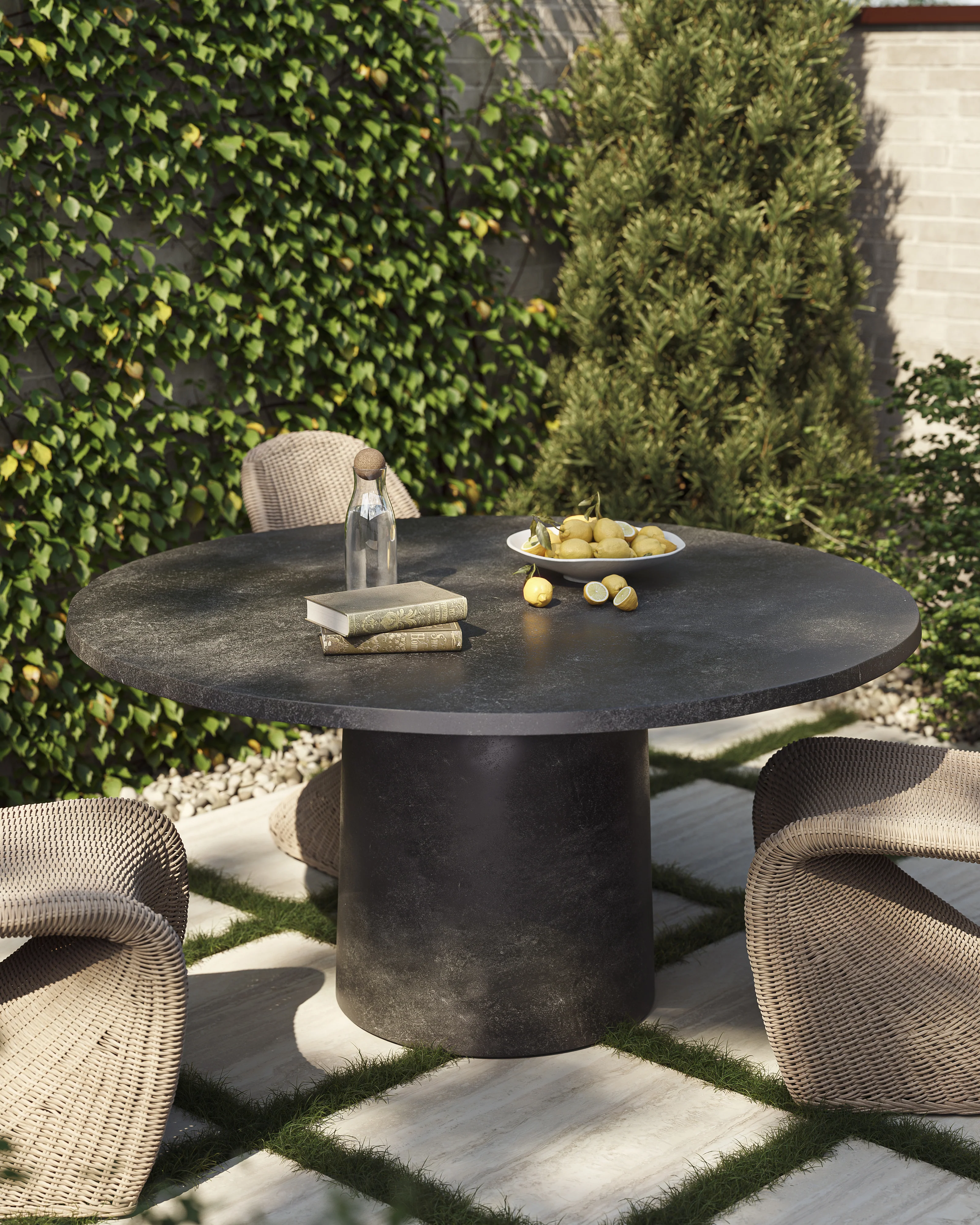Wren 24 x 24 Grip Porcelain 2cm Paver Tile in Oat - Image 12