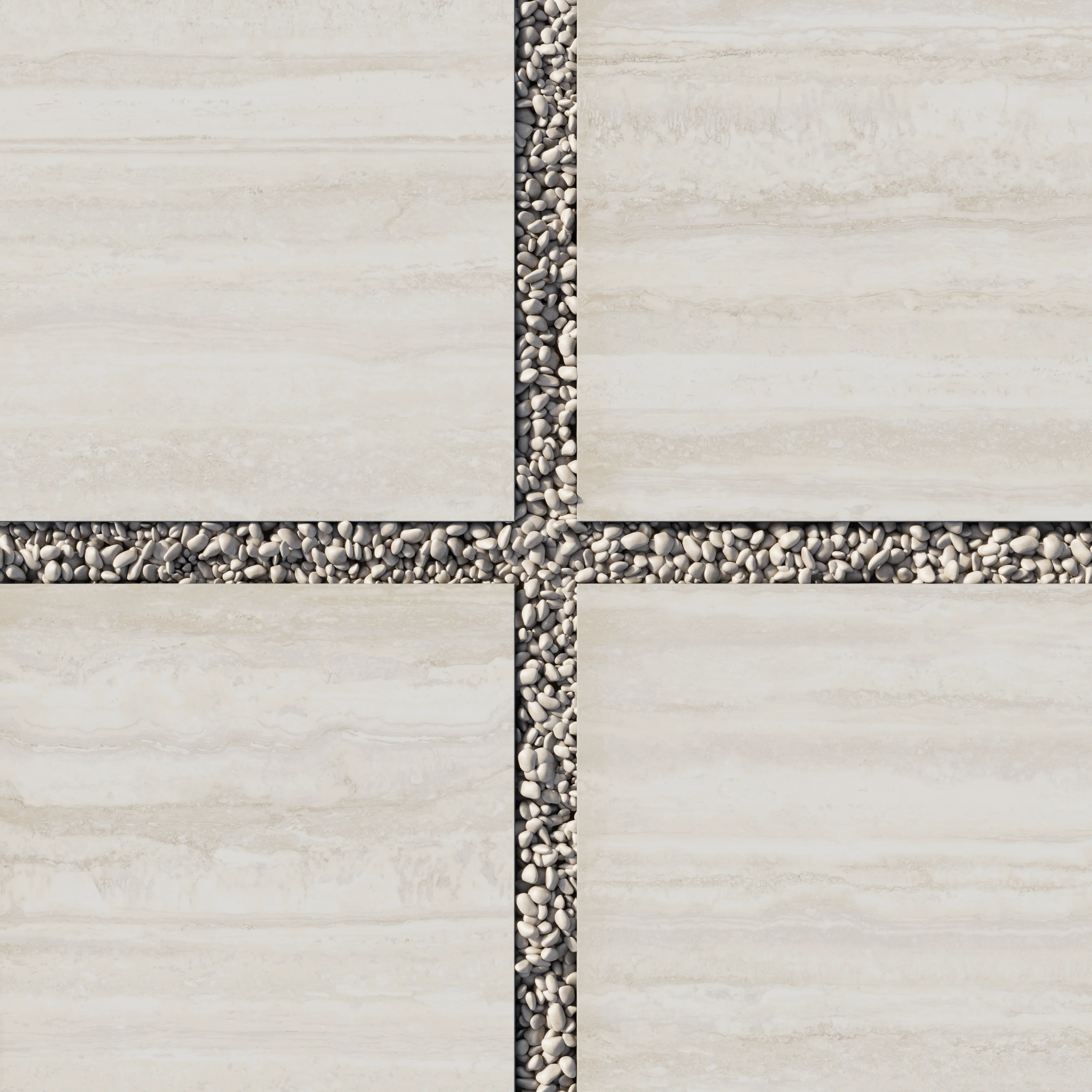 Wren 24 x 24 Grip Porcelain 2cm Paver Tile in Oat - Image 3