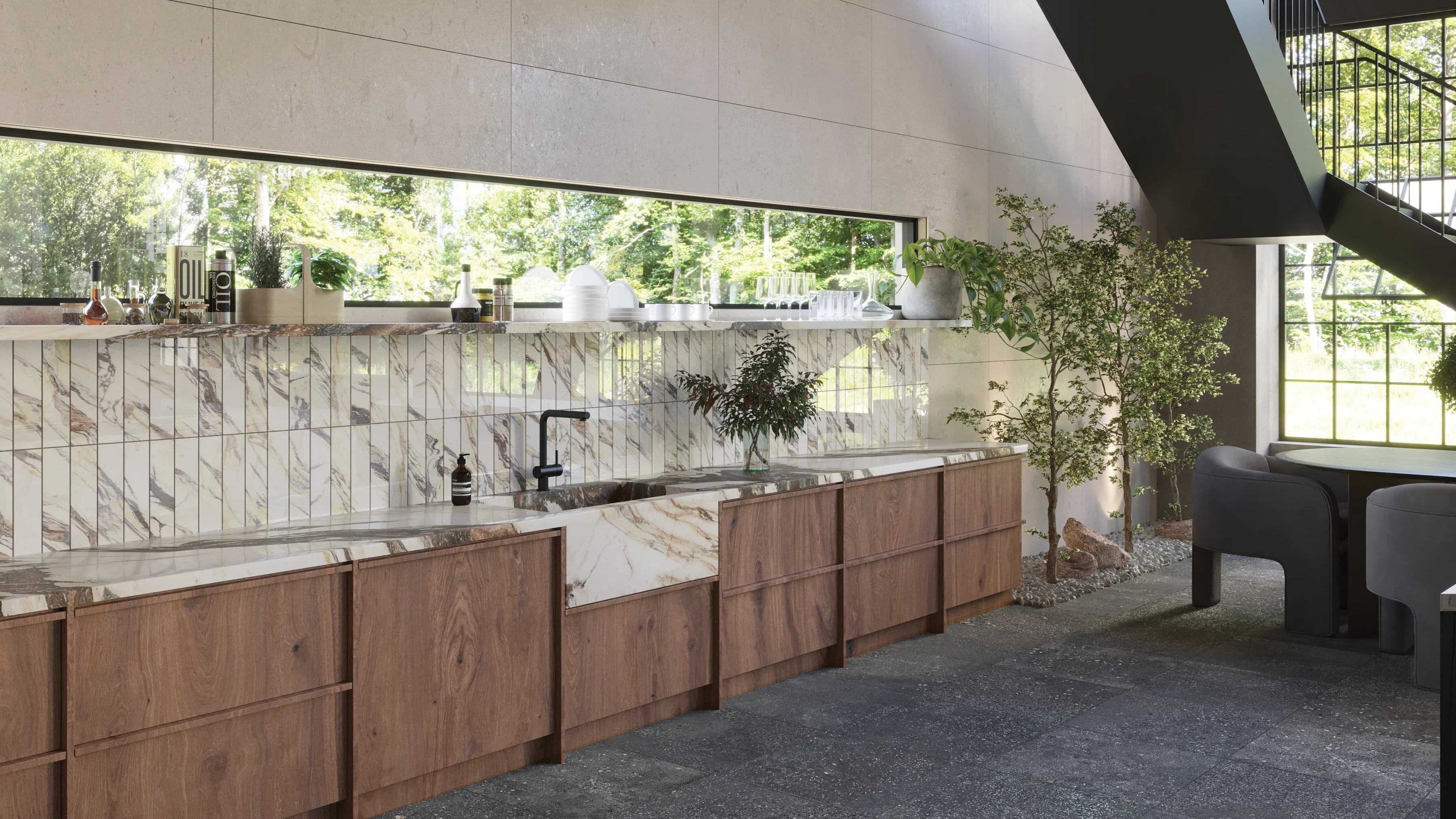 Wren 24 x 48 Matte Porcelain Tile in Dune - Image 12
