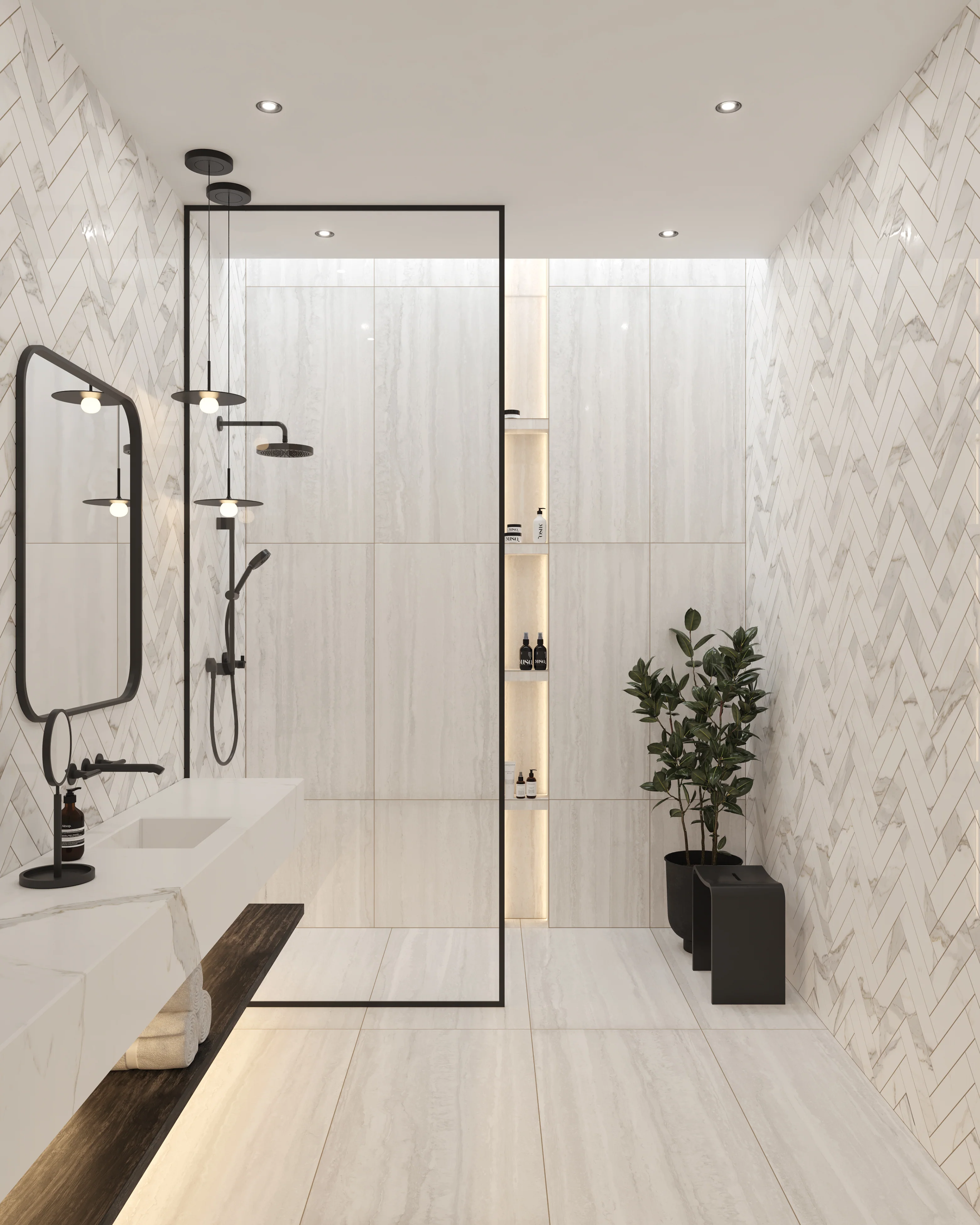 Wren 24 x 48 Matte Porcelain Tile in Oat - Image 12