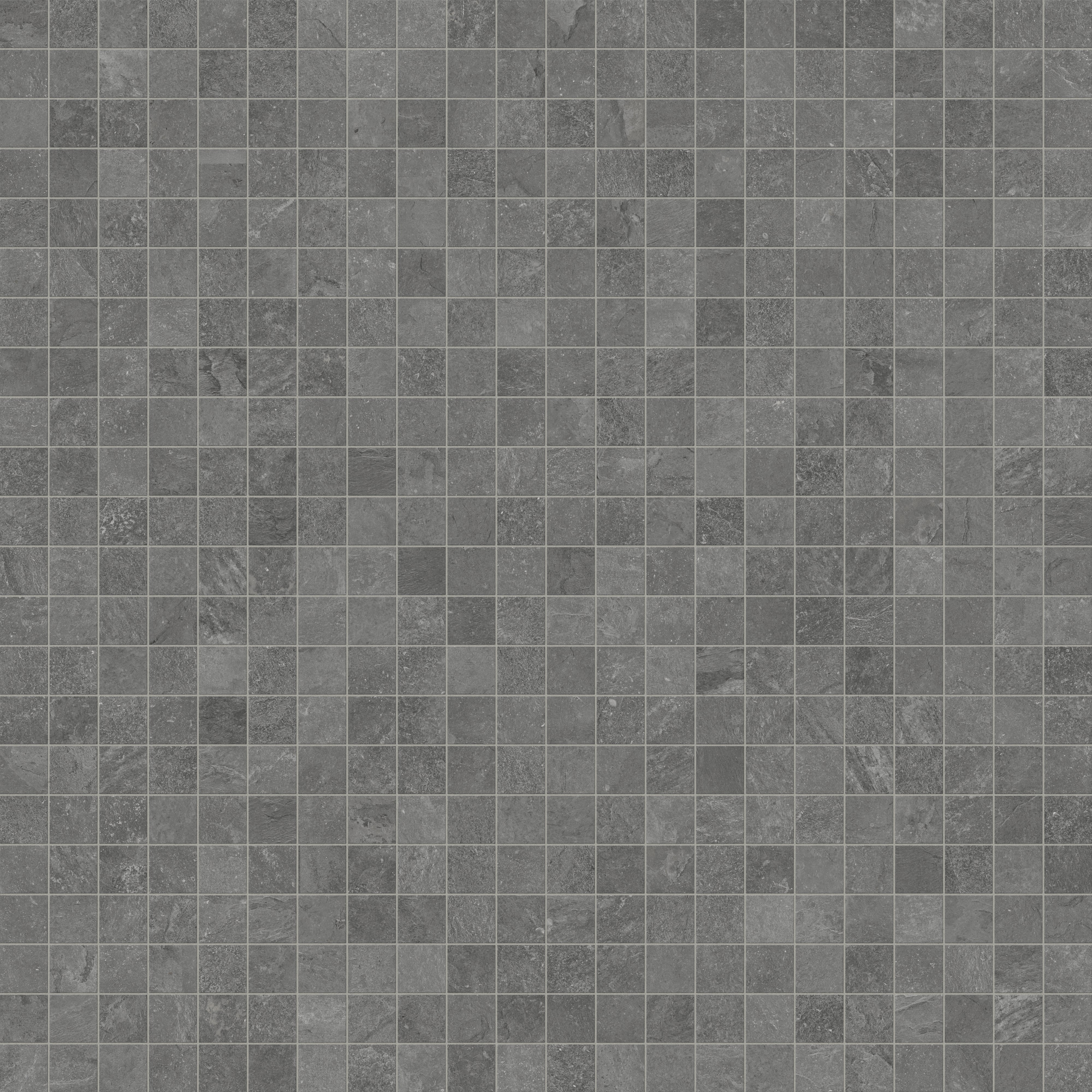 Wren 2 x 2 Matte Porcelain Round Mosaic Tile in Charcoal - Image 5