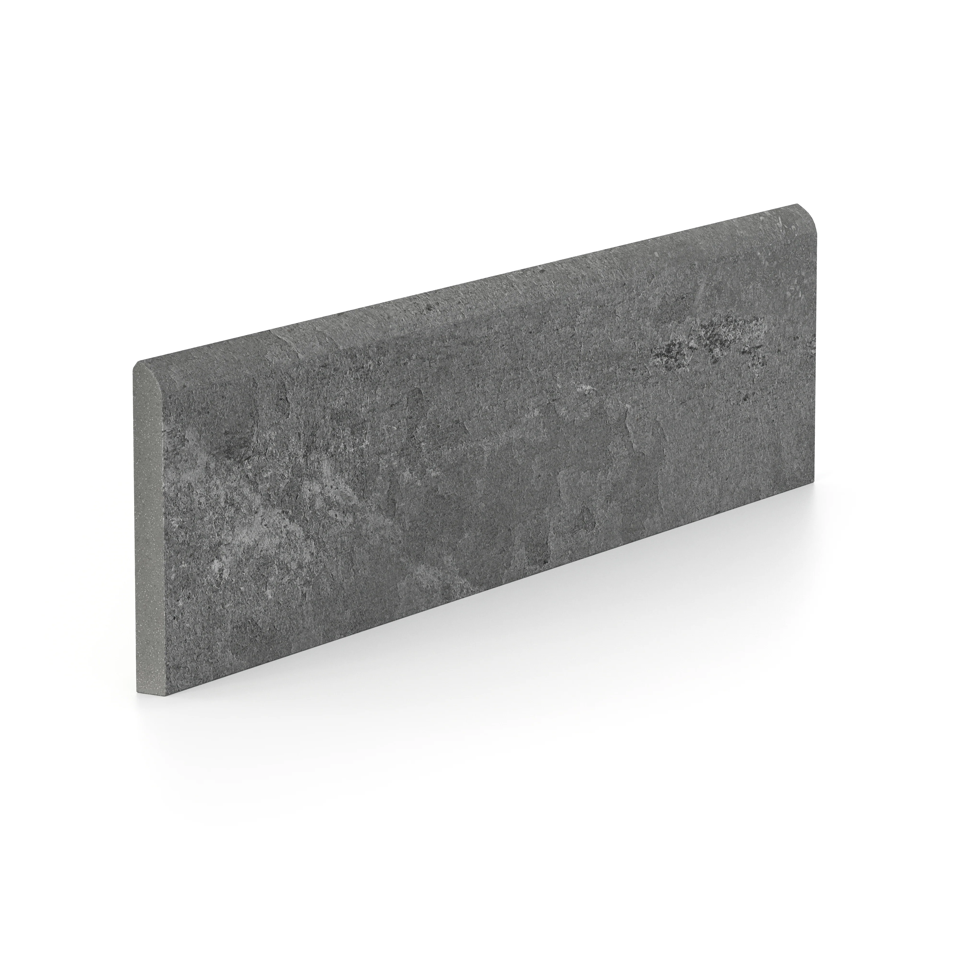 Wren 3 x 12 Matte Porcelain Bullnose Tile in Charcoal - Image 2
