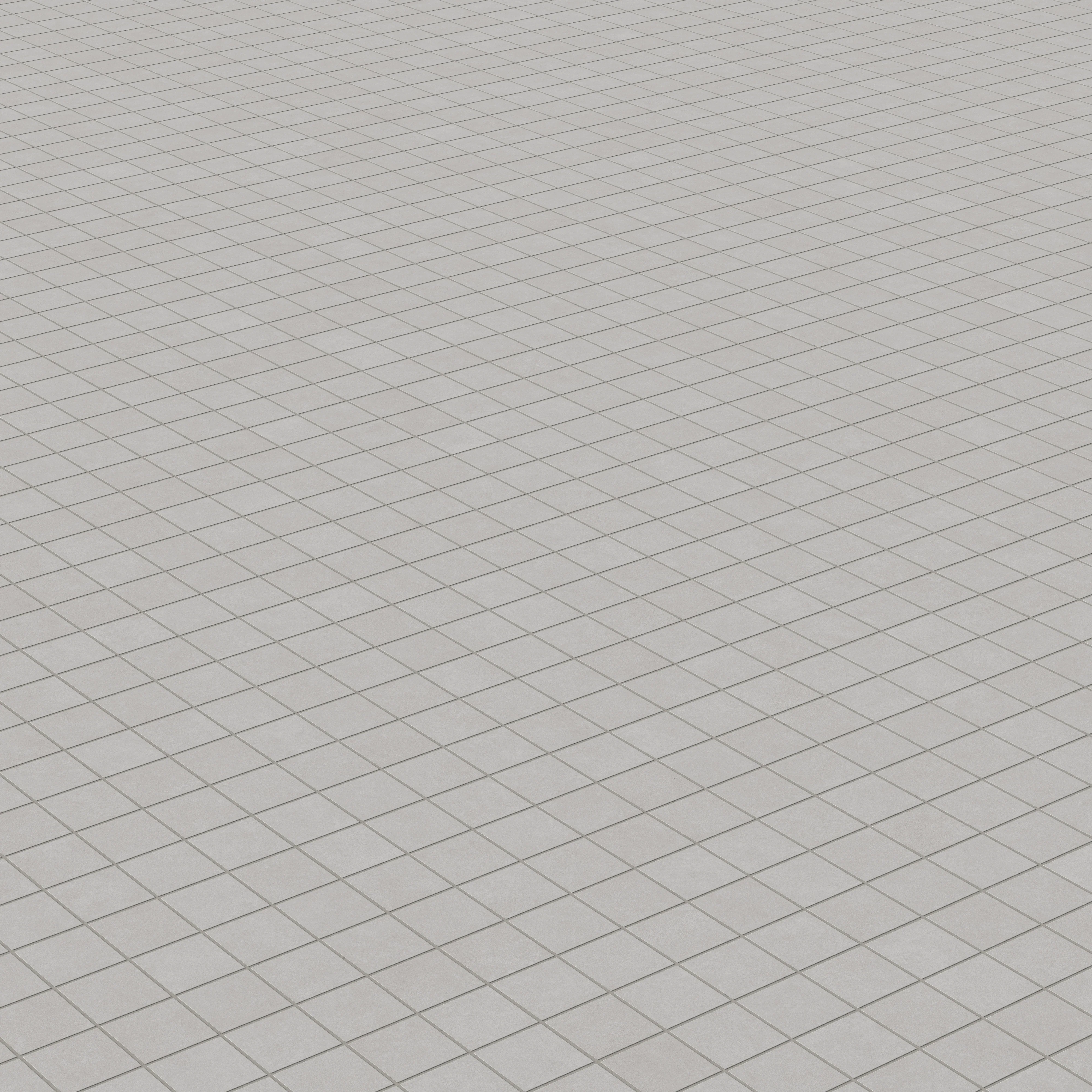 Wyatt 2 x 2 Matte Porcelain Mosaic Tile in Fog - Image 3