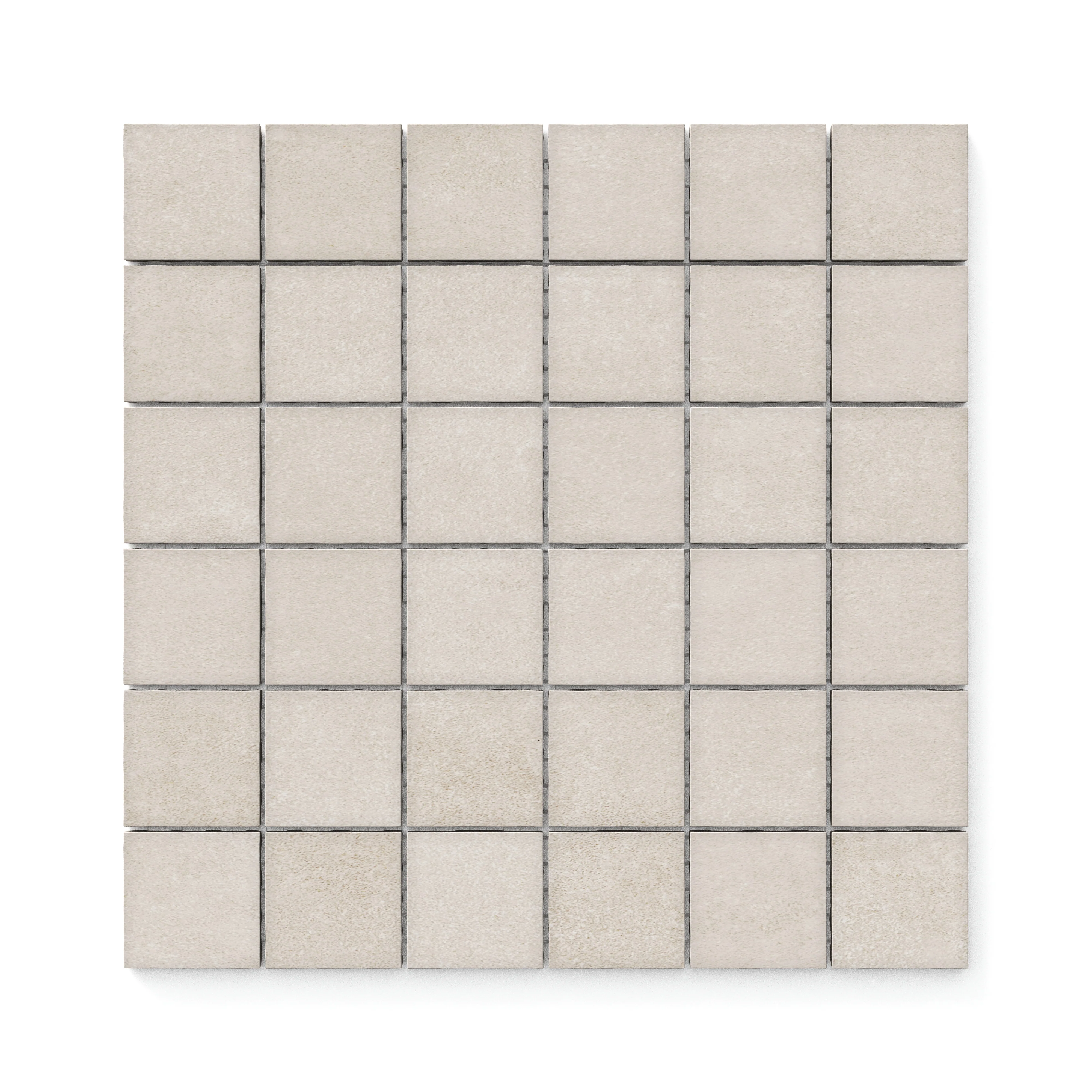 Wyatt 2 x 2 Matte Porcelain Mosaic Tile in Ivory