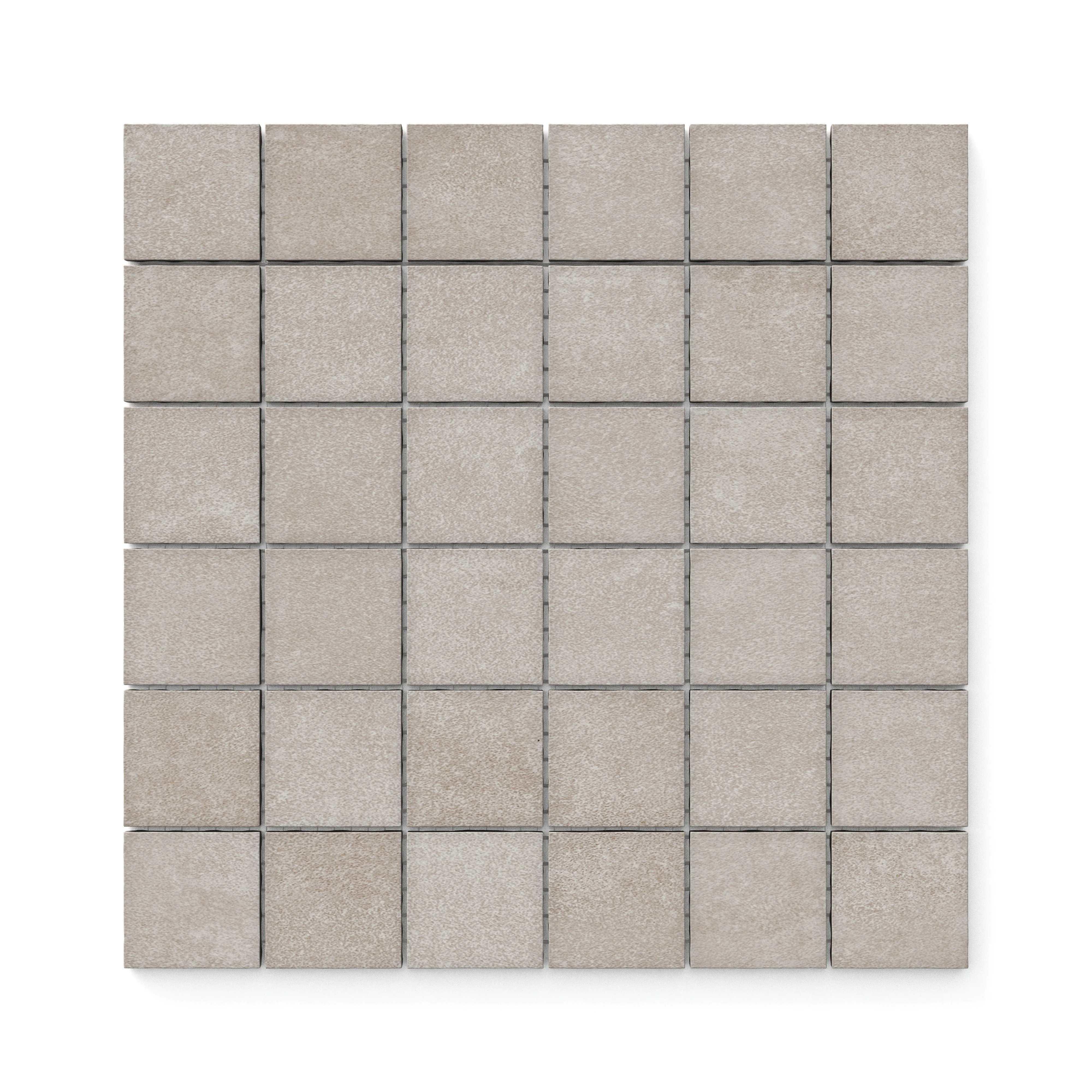 Wyatt 2 x 2 Matte Porcelain Mosaic Tile in Sand