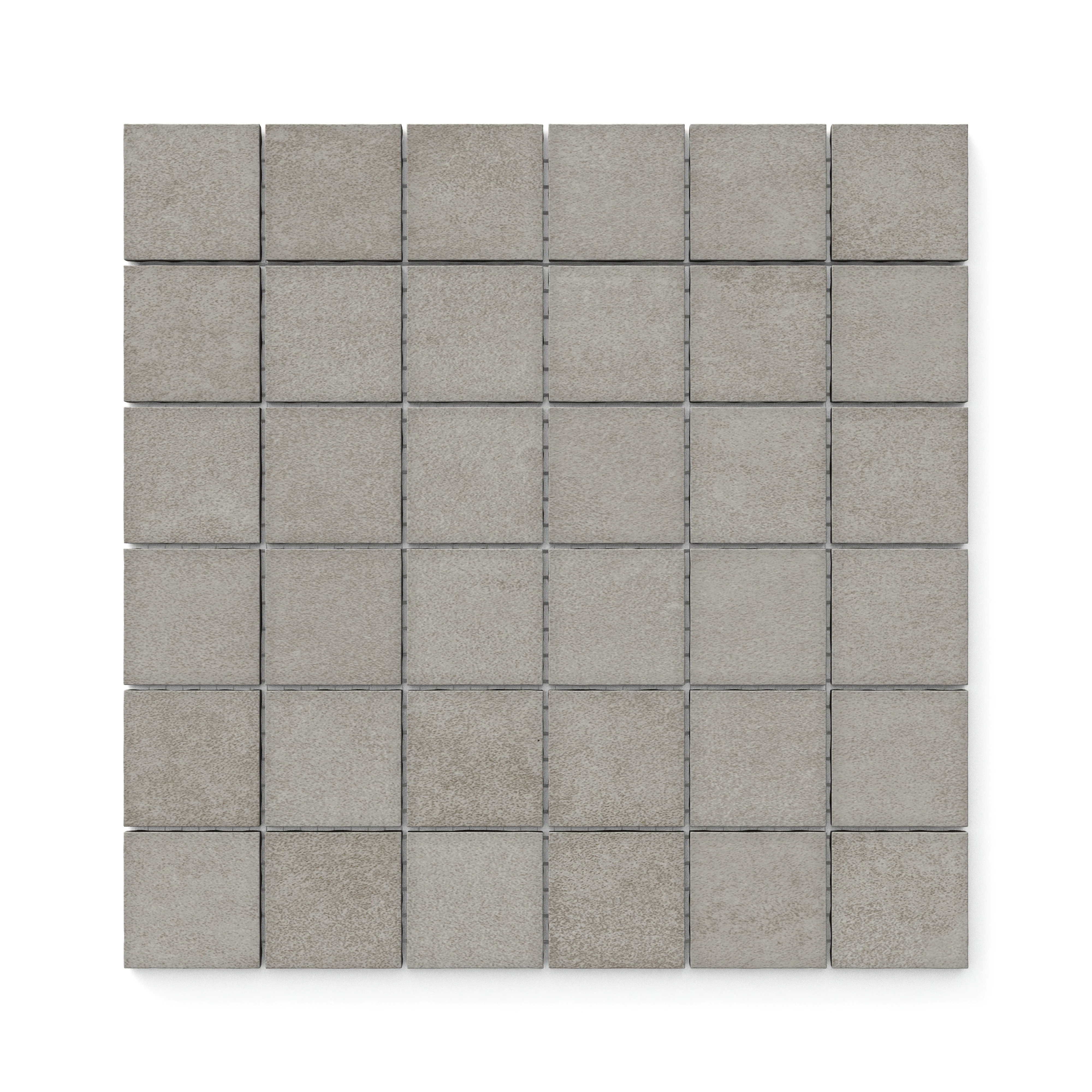 Wyatt 2 x 2 Matte Porcelain Mosaic Tile in Stone