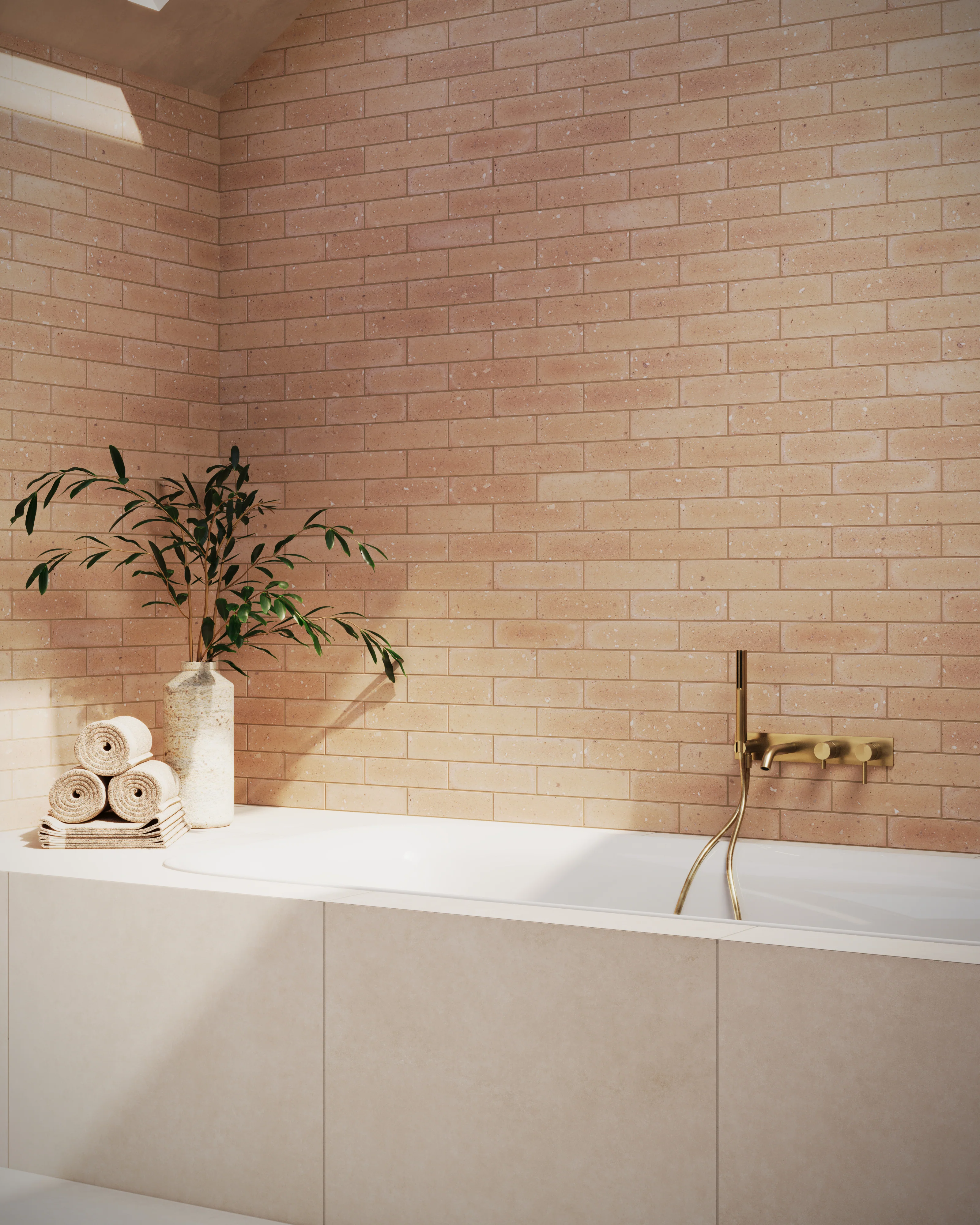 Wyatt 32 x 32 Matte Porcelain Tile in Ivory - Image 2