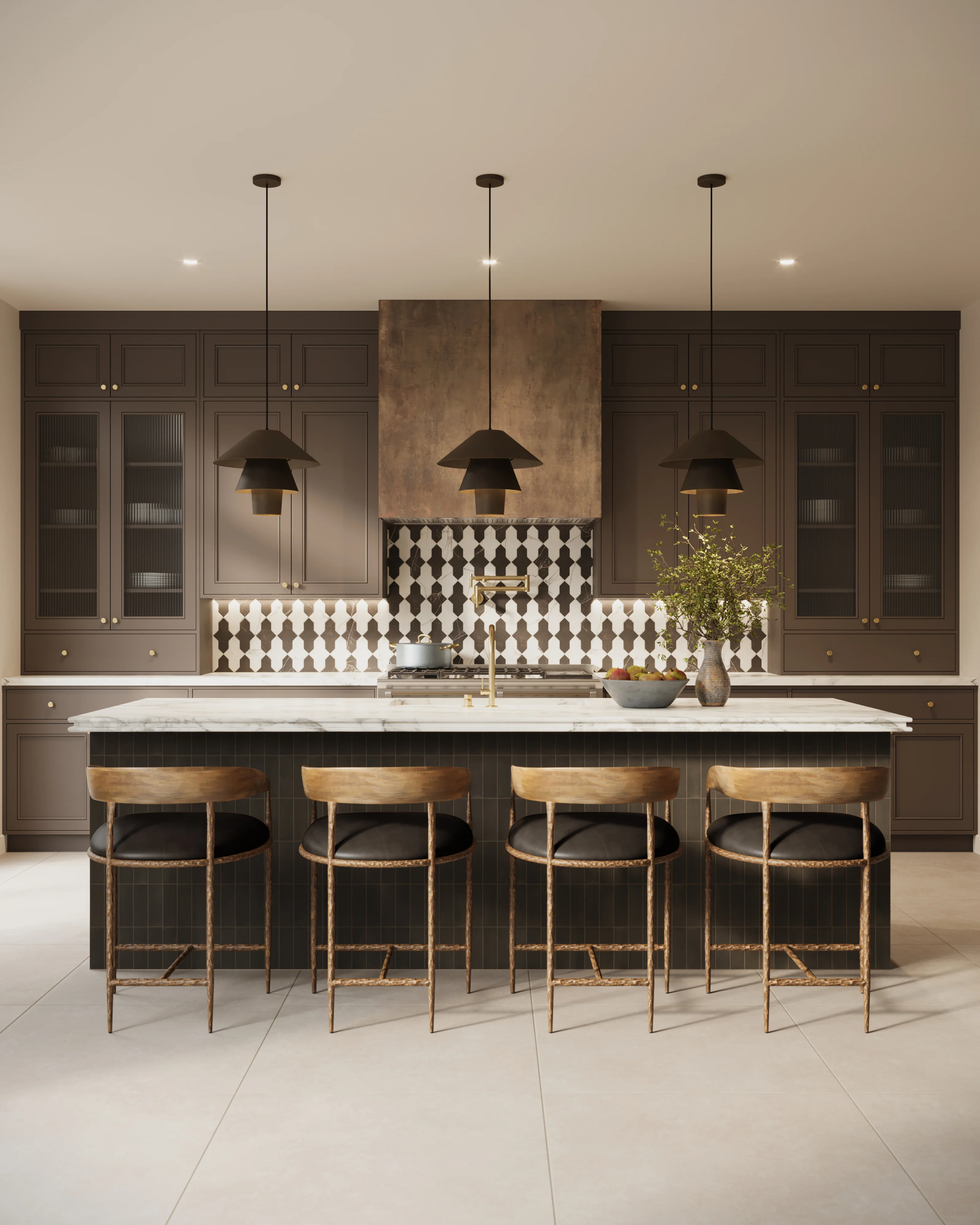 Wyatt 32 x 32 Matte Porcelain Tile in Sand - Image 2