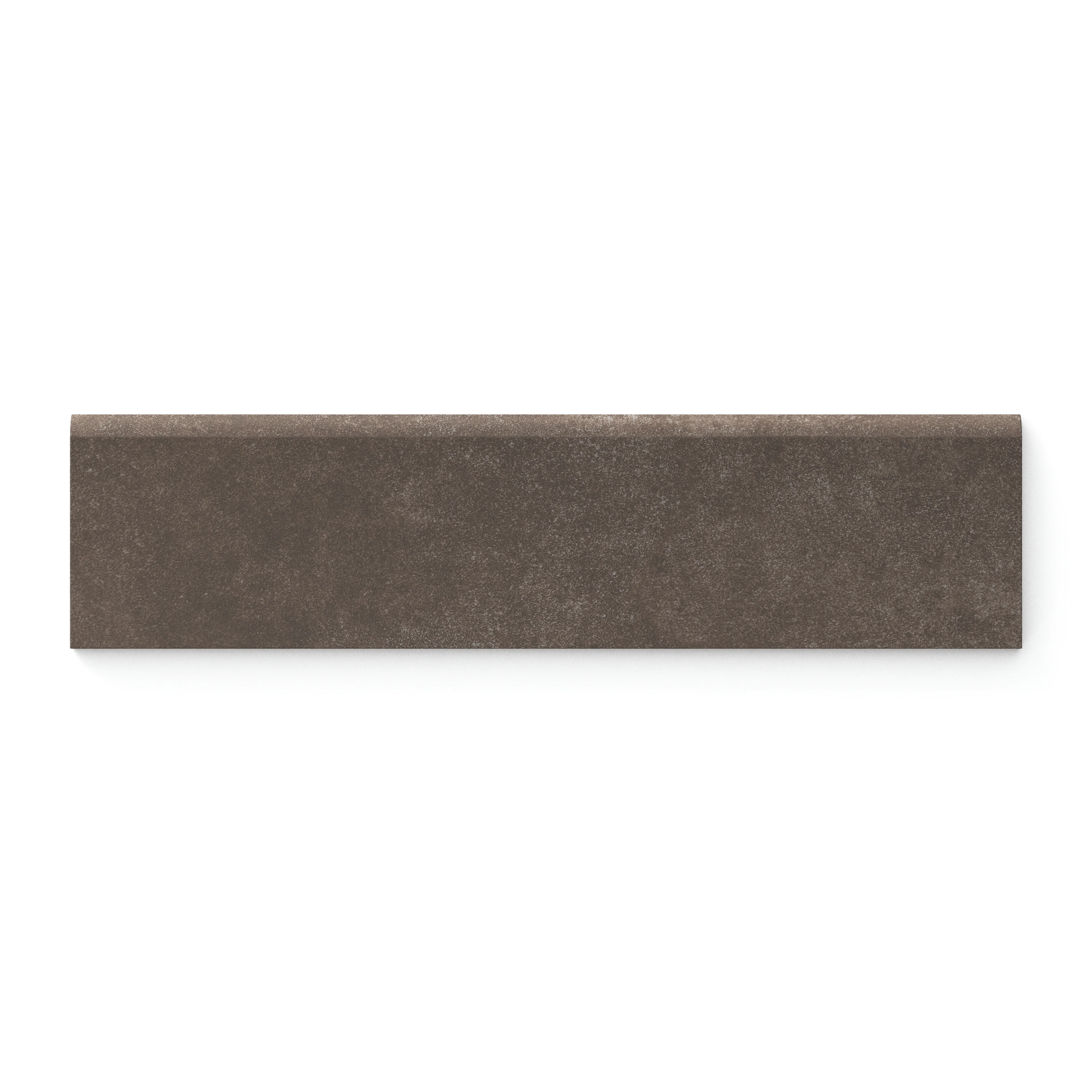 Wyatt 3 x 12 Matte Porcelain Bullnose Tile in Espresso