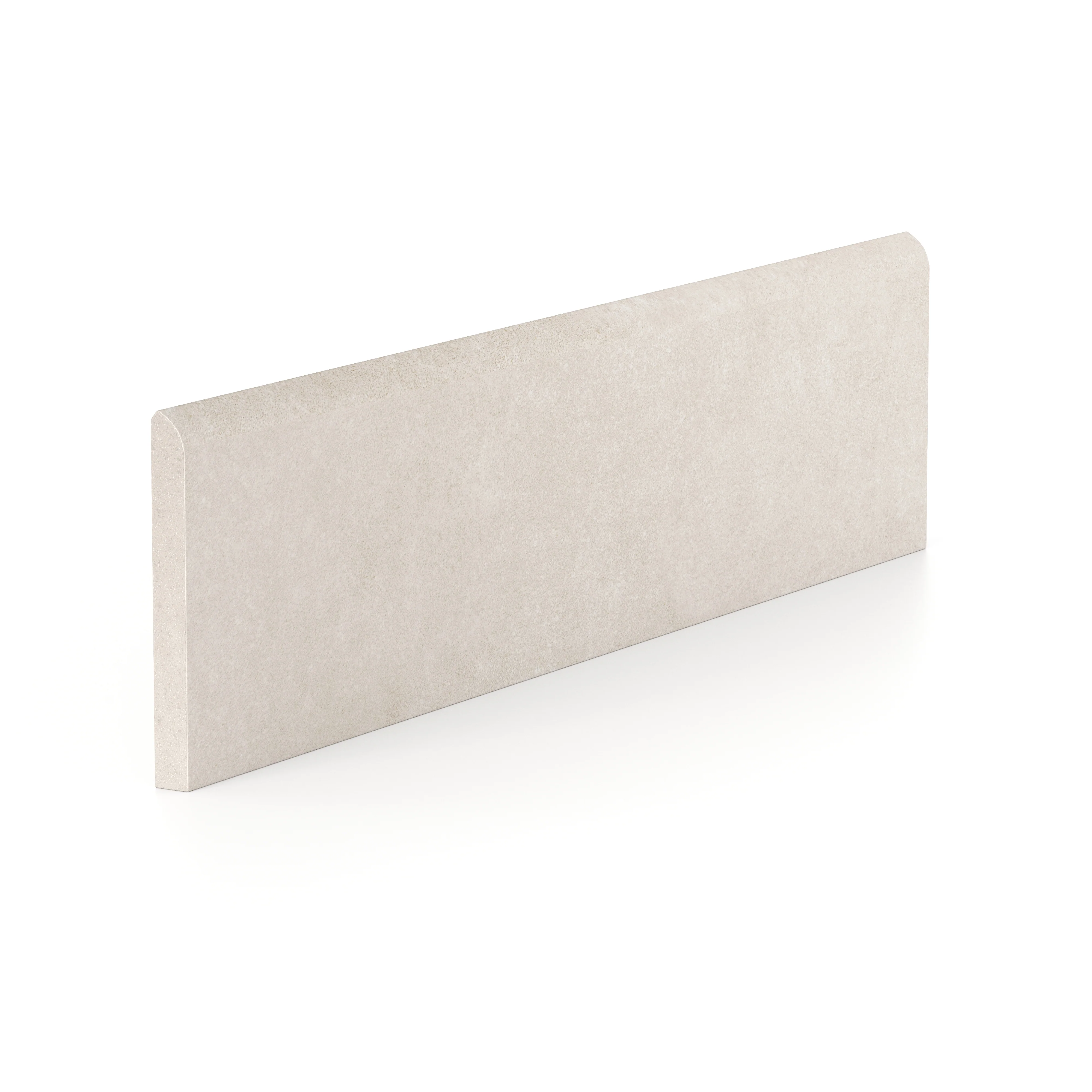 Wyatt 3 x 12 Matte Porcelain Bullnose Tile in Ivory - Image 2