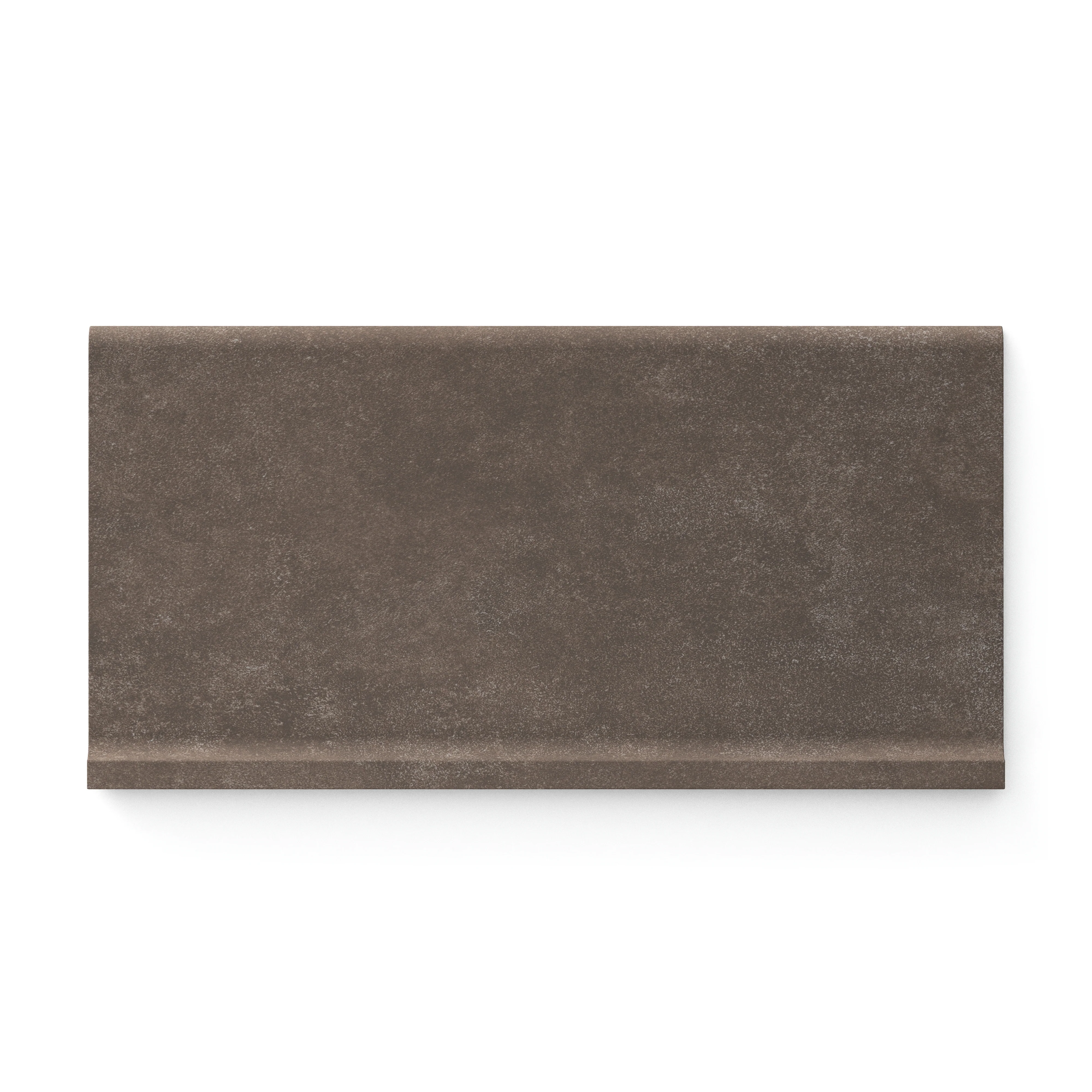 Wyatt 6 x 12 Matte Porcelain Cove Base Tile in Espresso
