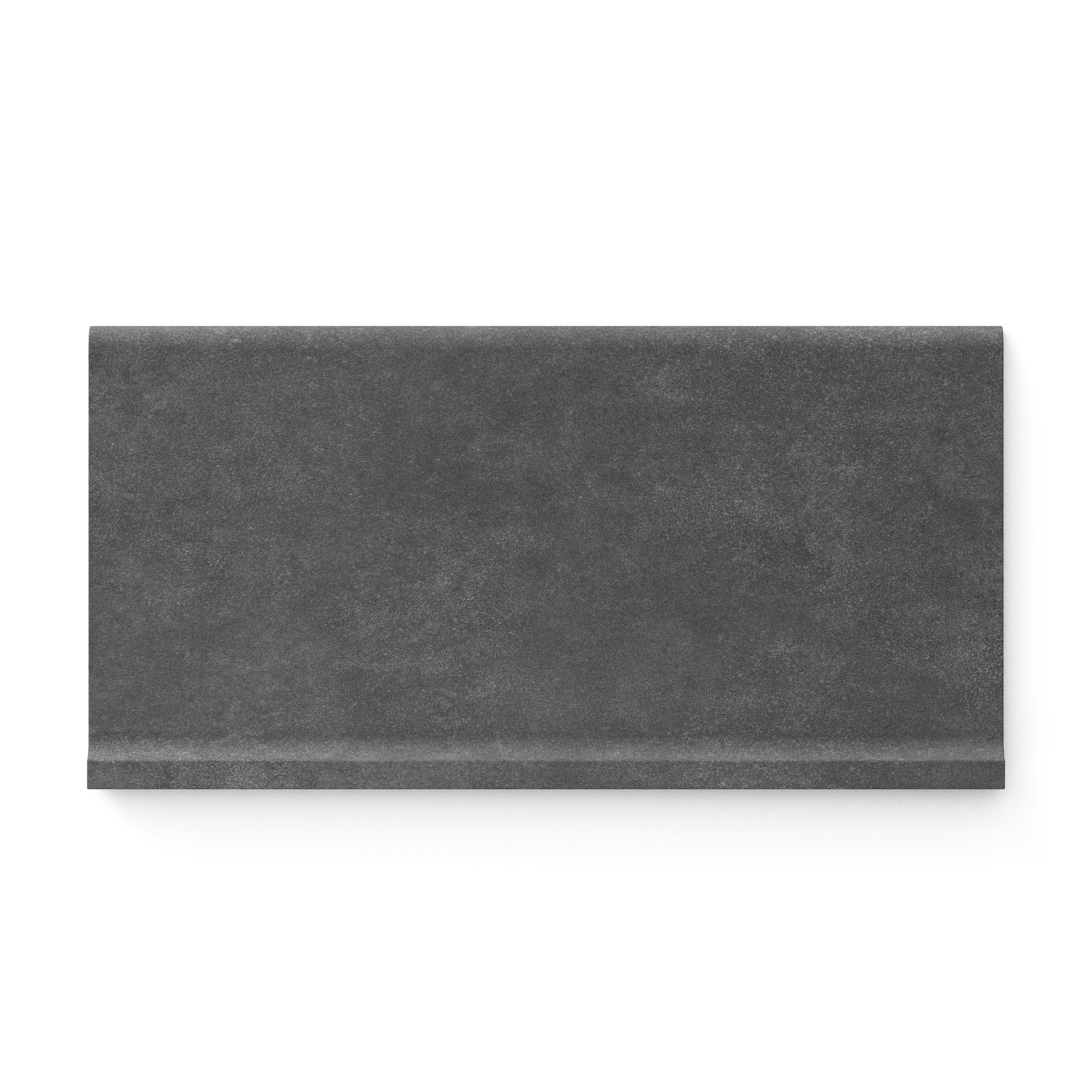 Wyatt 6 x 12 Matte Porcelain Cove Base Tile in Iron