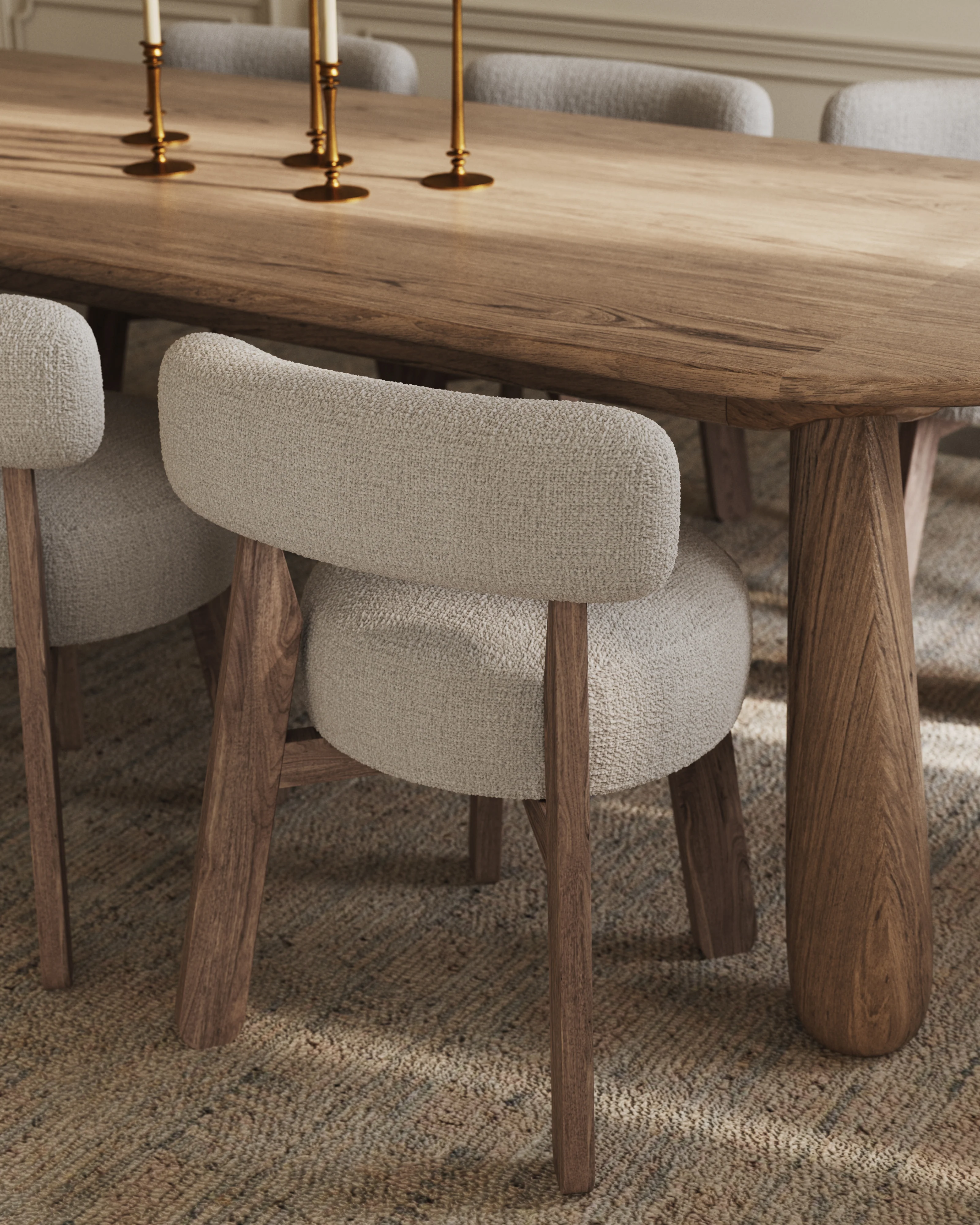 Yanna Dining Chair in Matte/Bone - Image 2