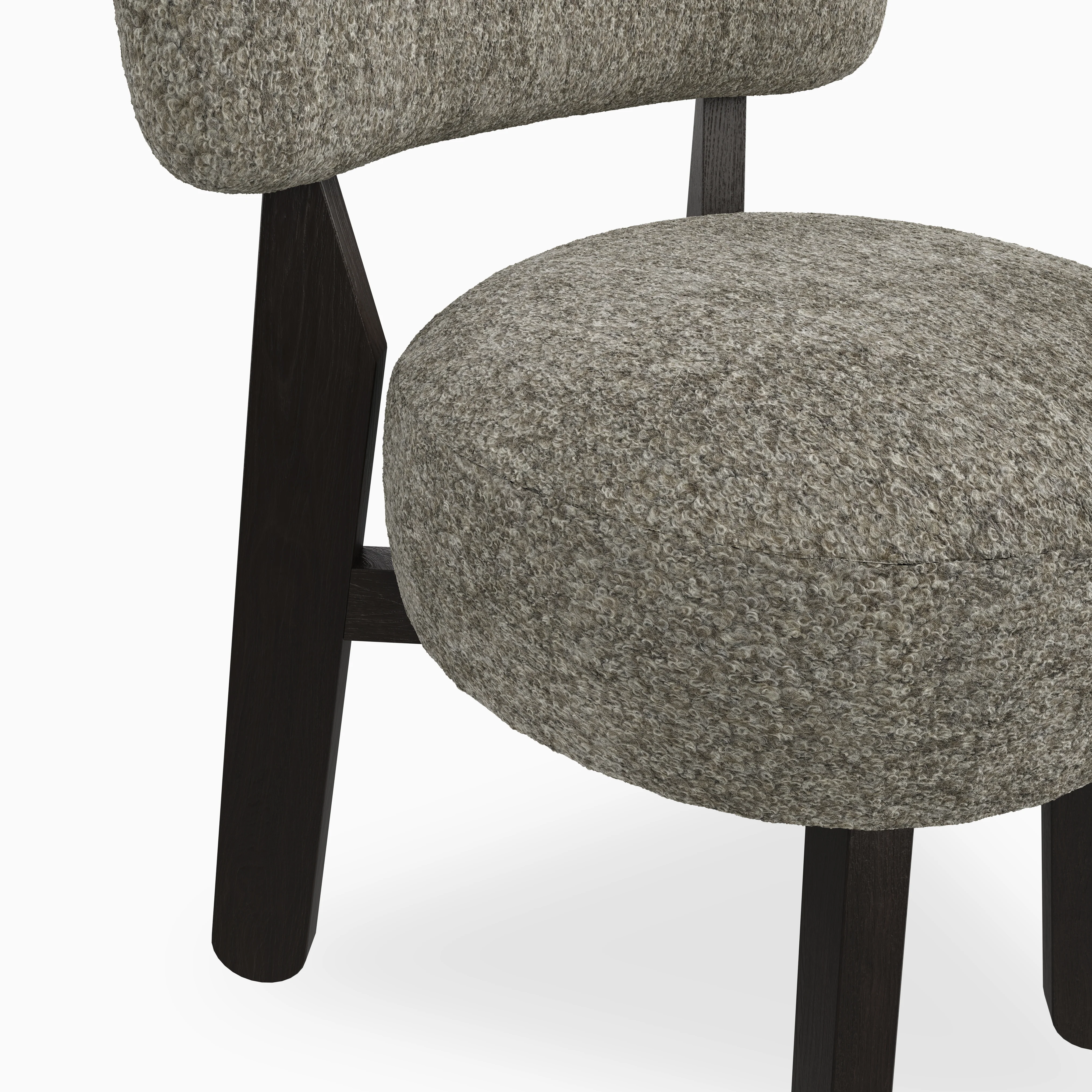 Yanna Dining Chair in Mocha/Mushroom - Image 5