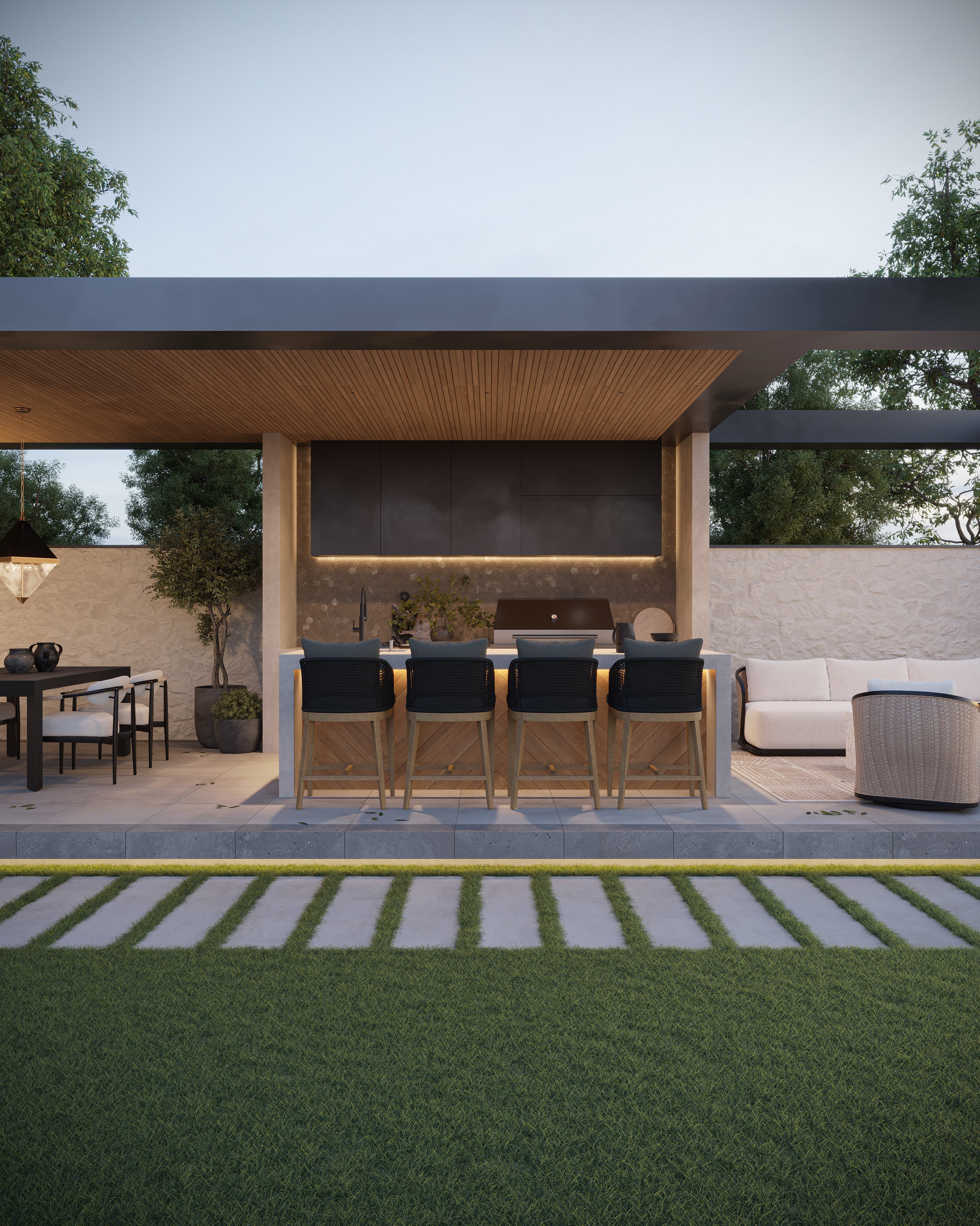 Zayne 12 x 36 Ceramic Tile in Slat - Image 15
