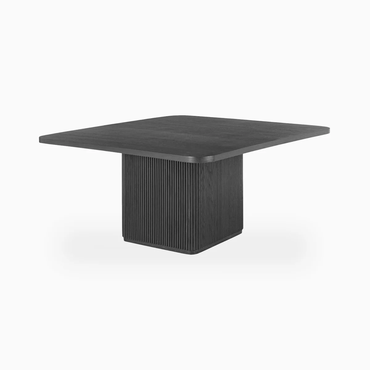 Zevara Square Dining Table in Black Oak, 60"