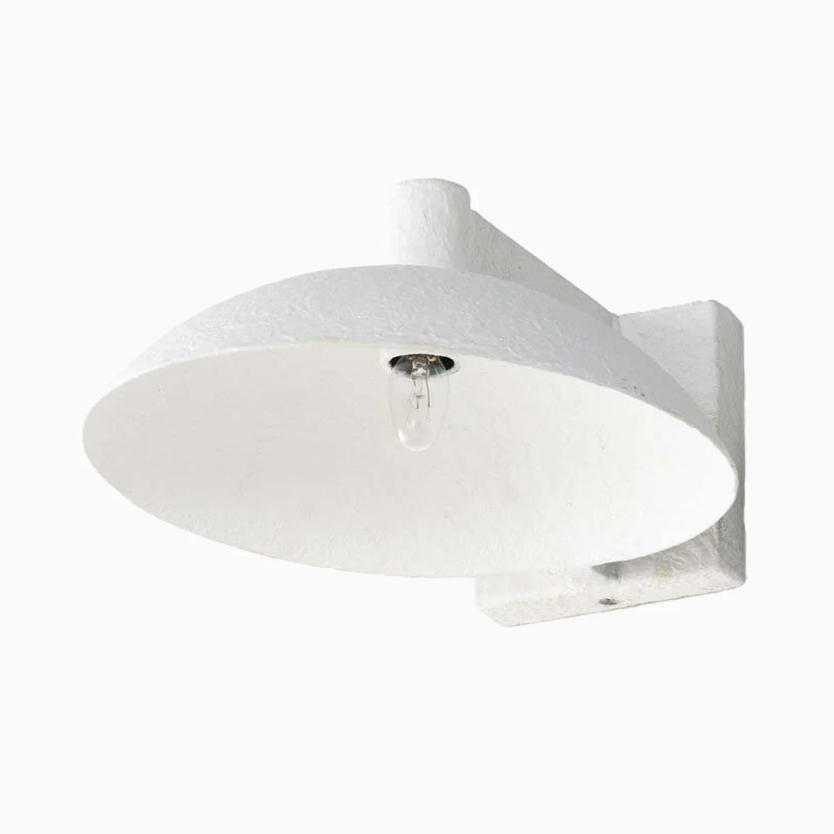 Zia Wall Sconce in Matte White Plaster - Image 8